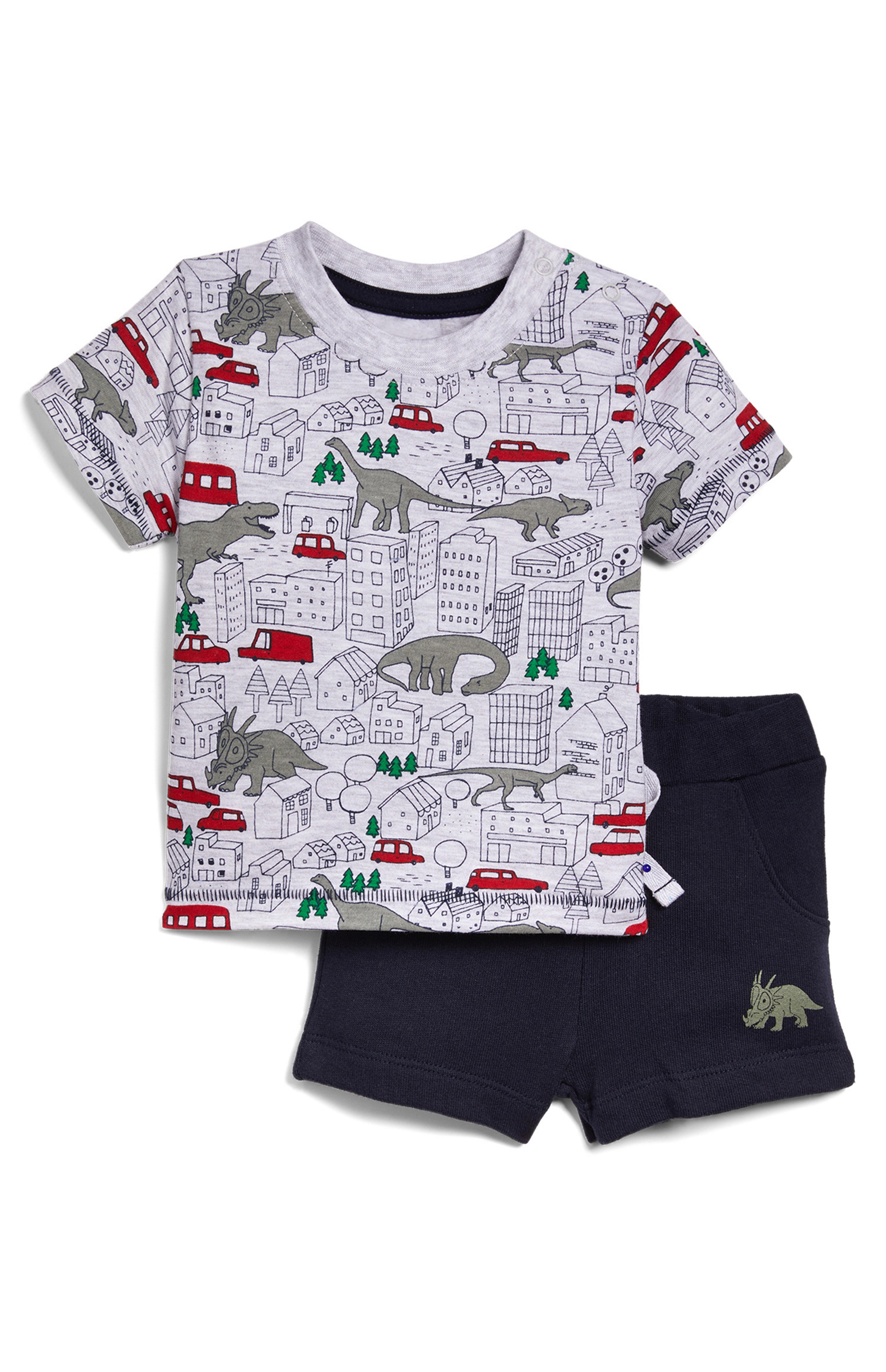 Ensemble T Shirt Et Short En Jersey A Motif Dinosaures Bebe Garcon Mode Bebe Garcon Vetements Bebe Et Nouveau Ne Mode Enfant Tous Les Produits Primark Primark France