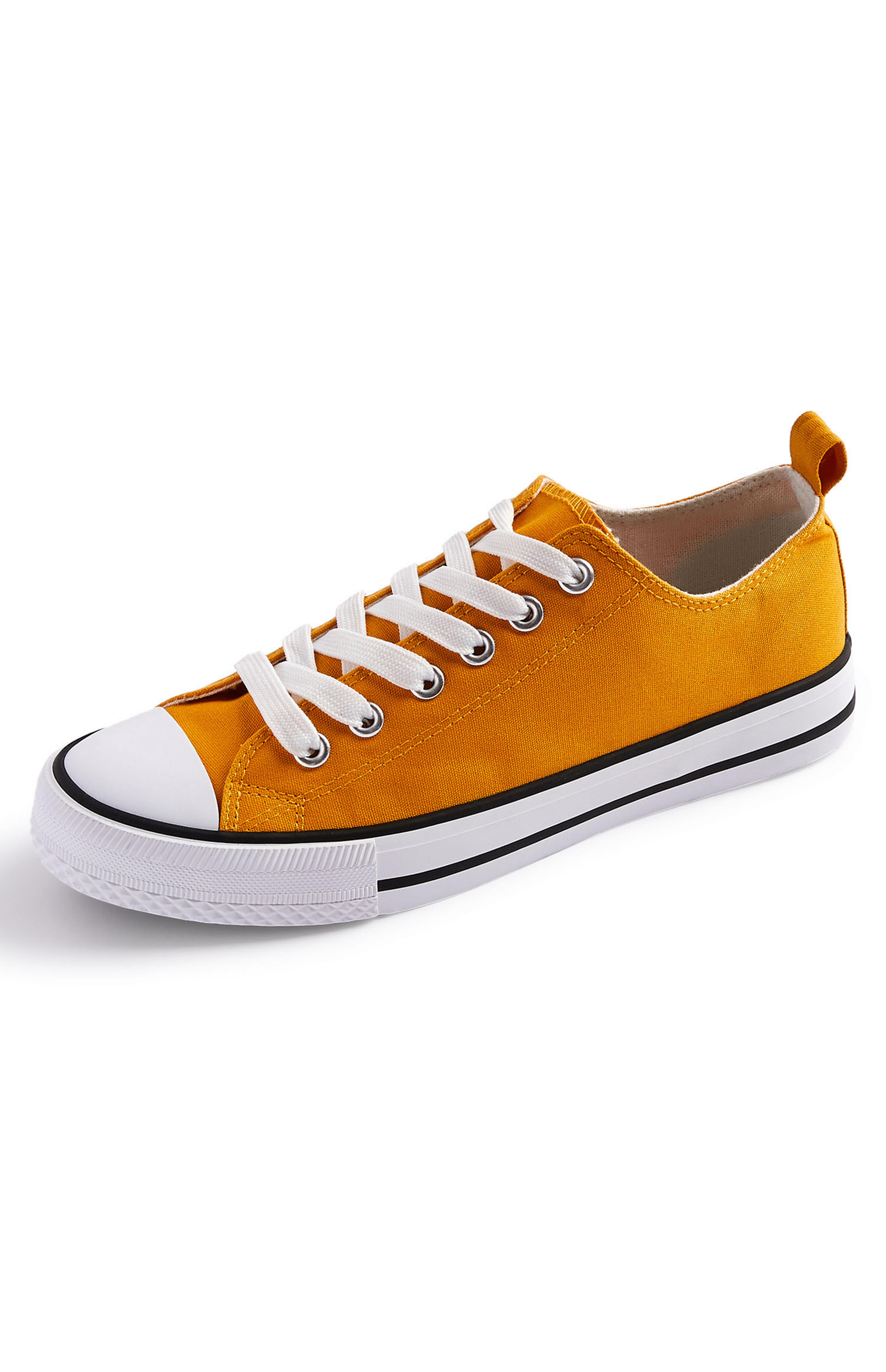 mustard canvas shoes