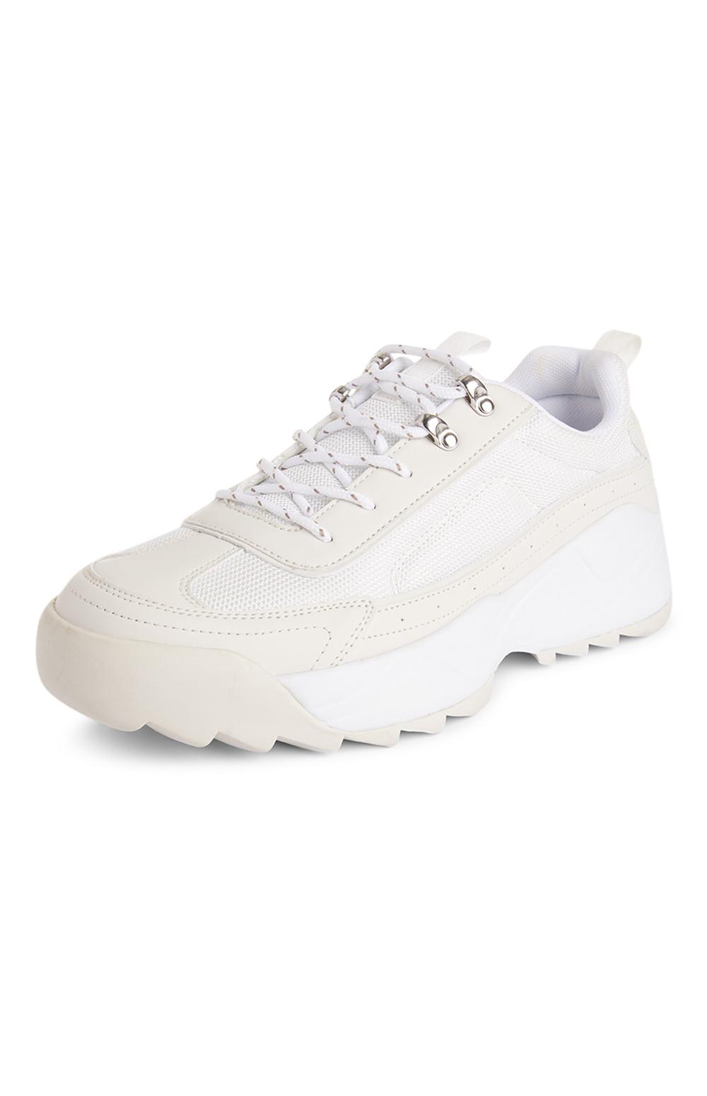 primark white chunky trainers