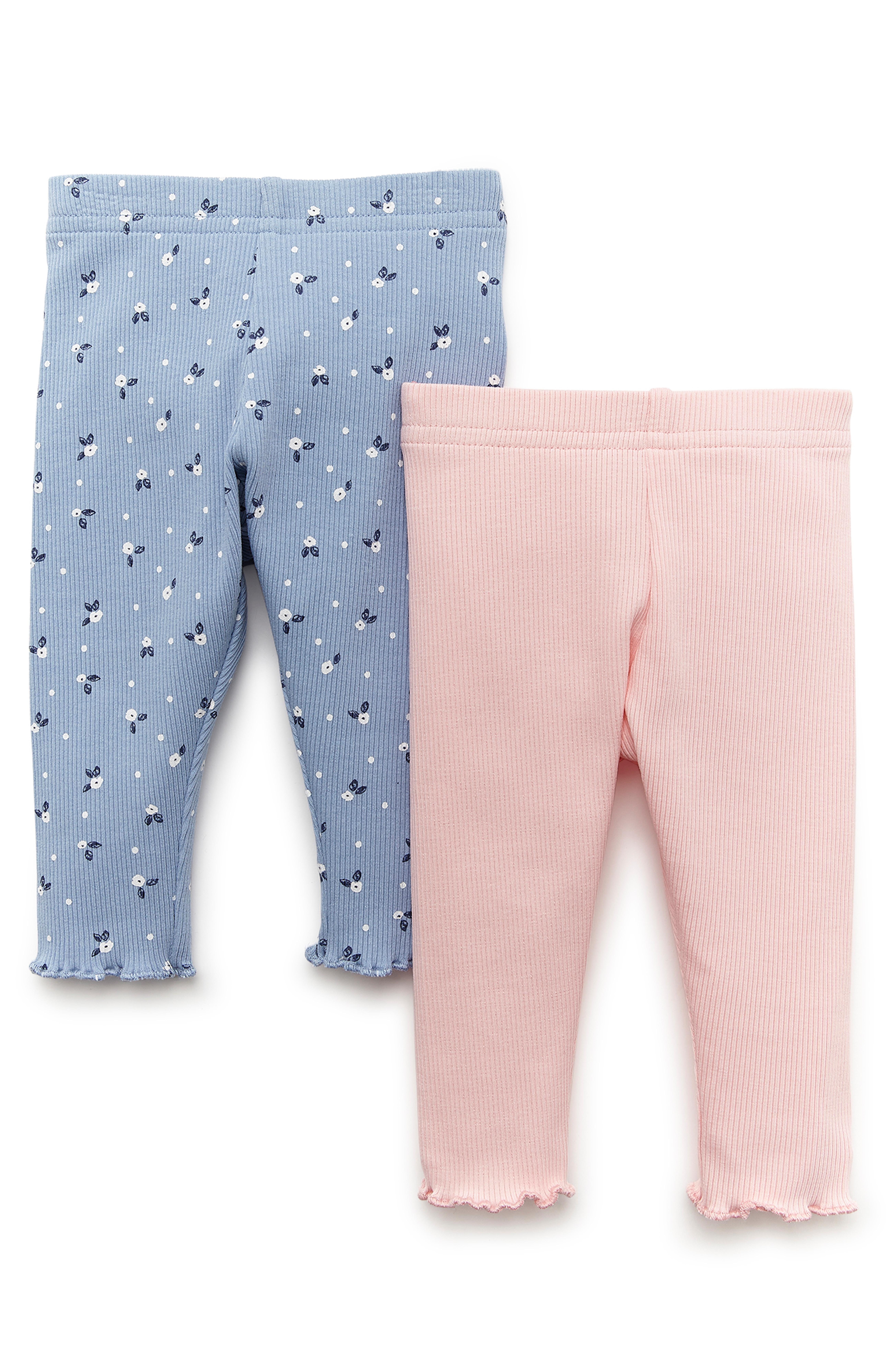 baby girl blue leggings