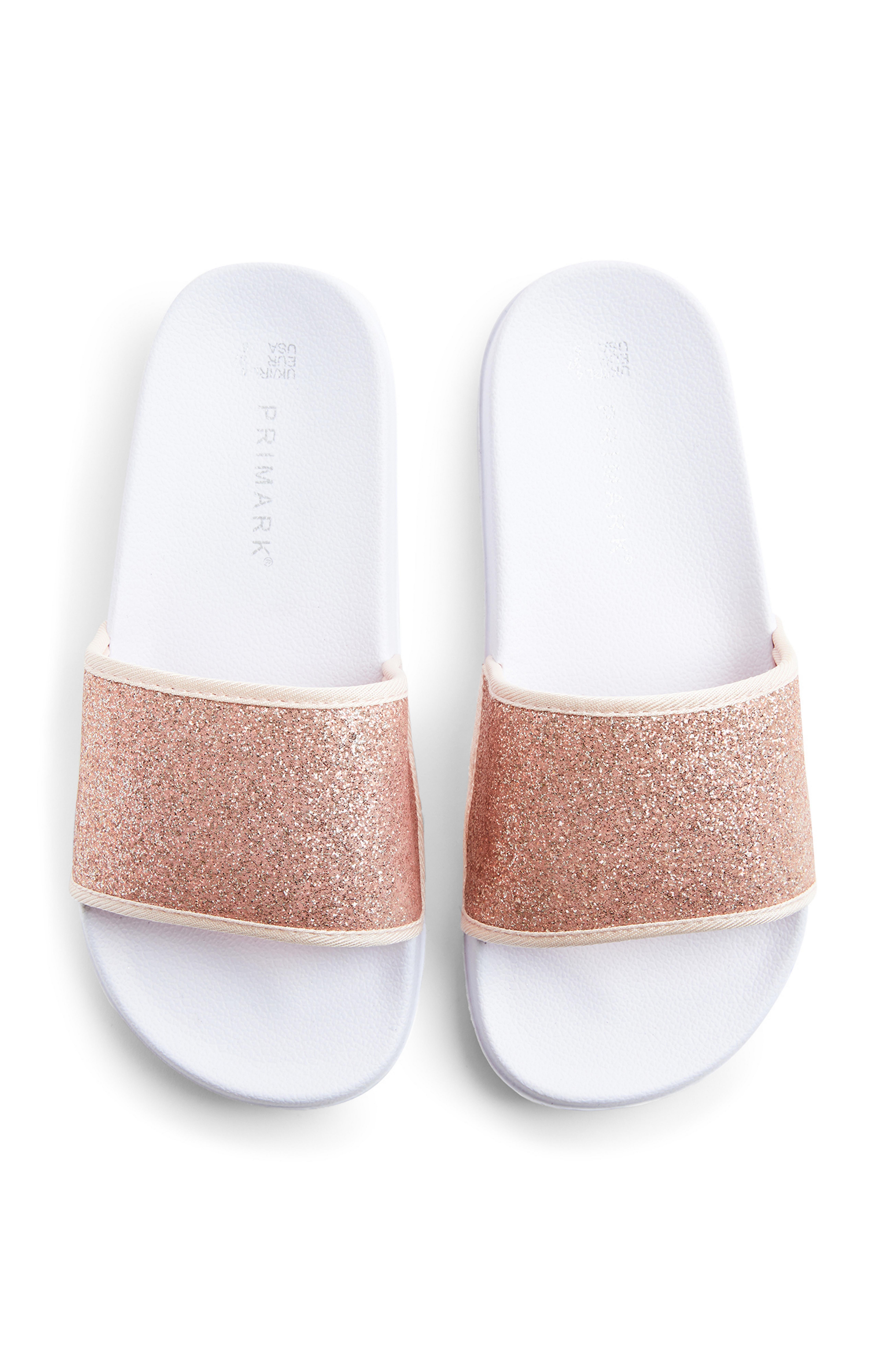 Claquettes Rose Dore A Paillettes Ado Chaussures Fille Mode Fille Mode Enfant Tous Les Produits Primark Primark France