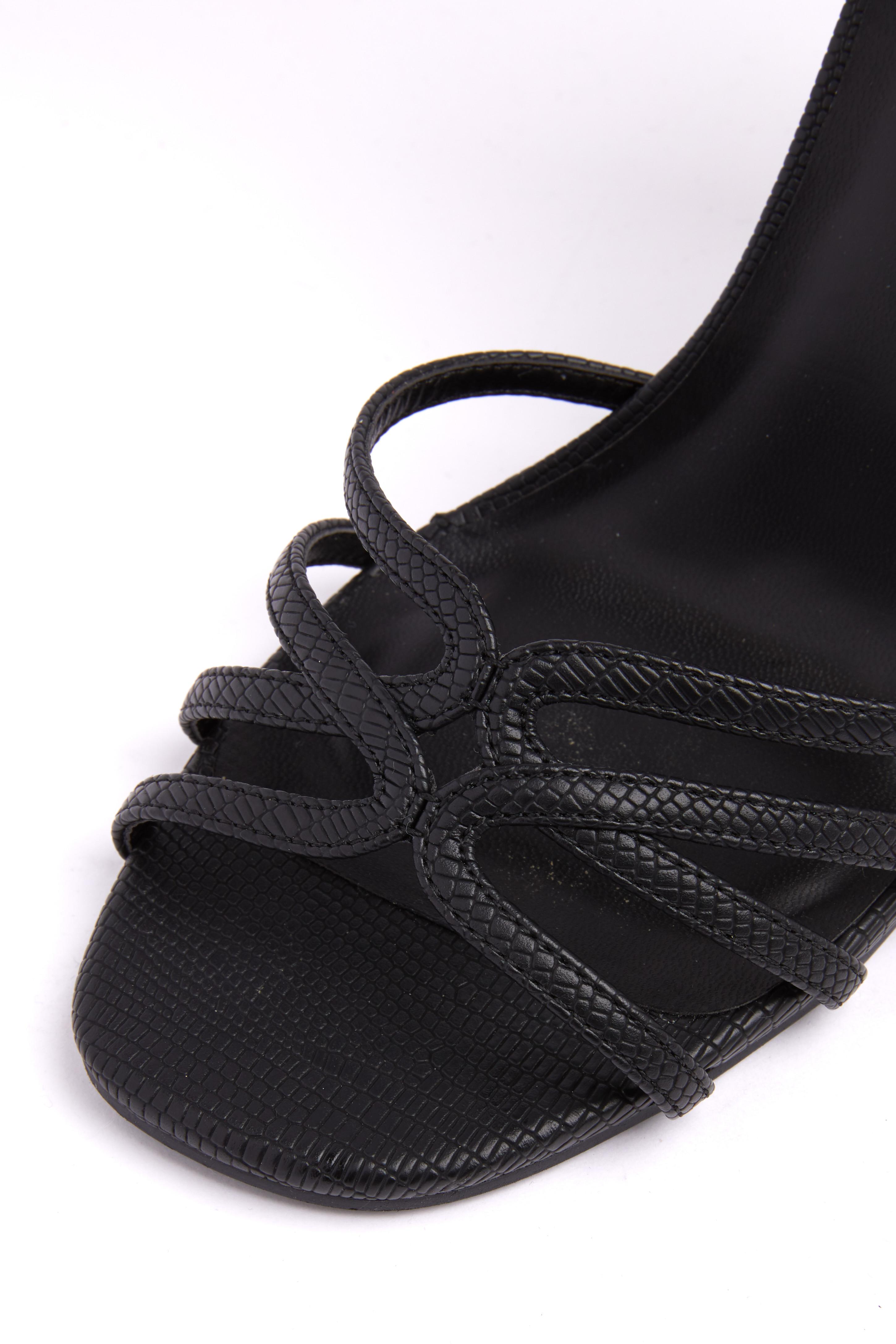 black strappy dress shoes