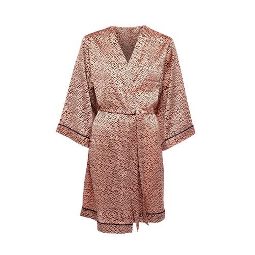 Bata rosa de satén estampada | para mujer | Pijamas para mujer | Ropa mujer | Nuestra línea de moda femenina | los productos Primark | Primark España