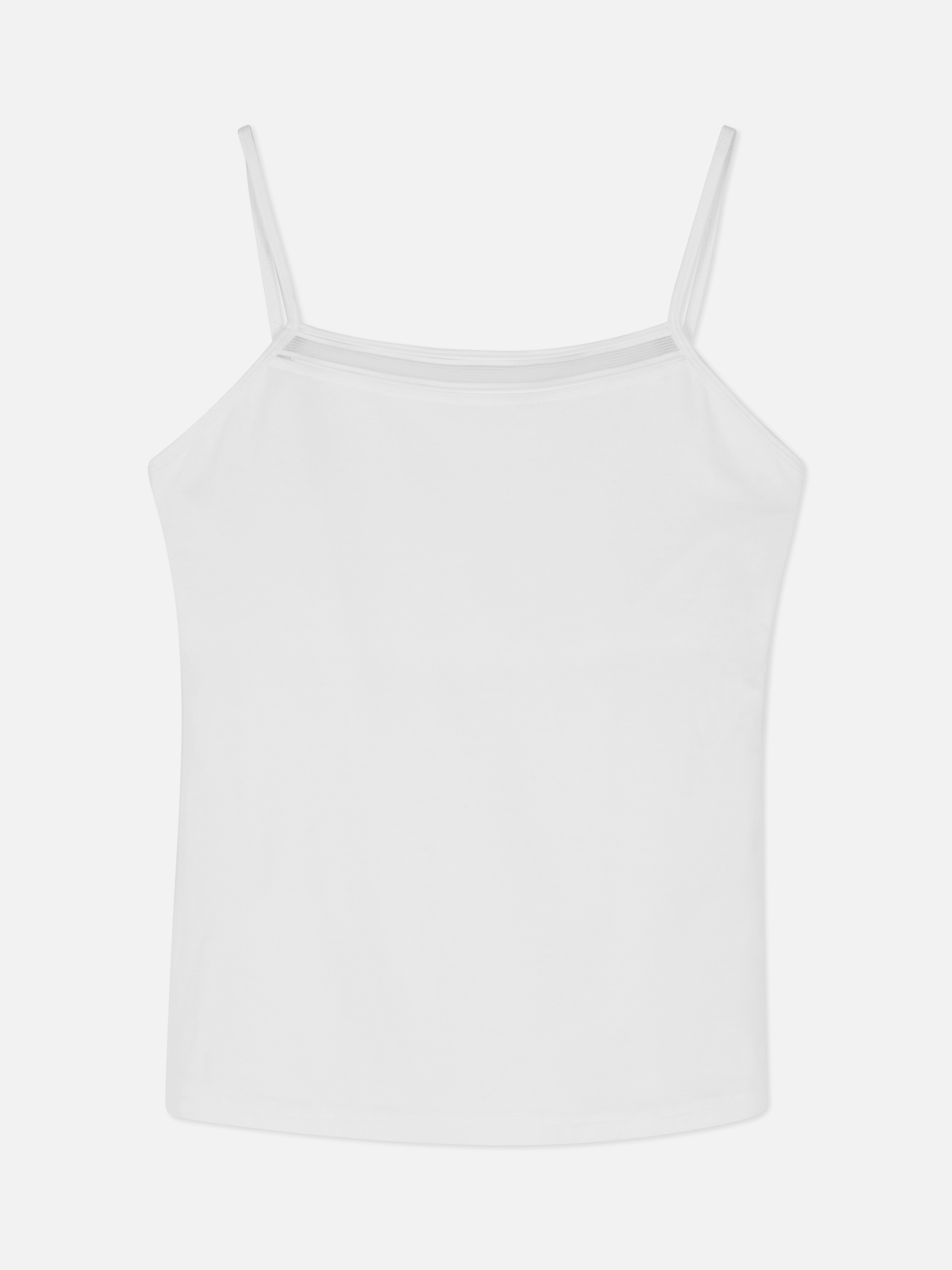 Camiseta de tirantes con ribete malla | Camisetas de tirantes Tops de mujer | Ropa para mujer | Nuestra de moda femenina | los productos Primark | Primark España