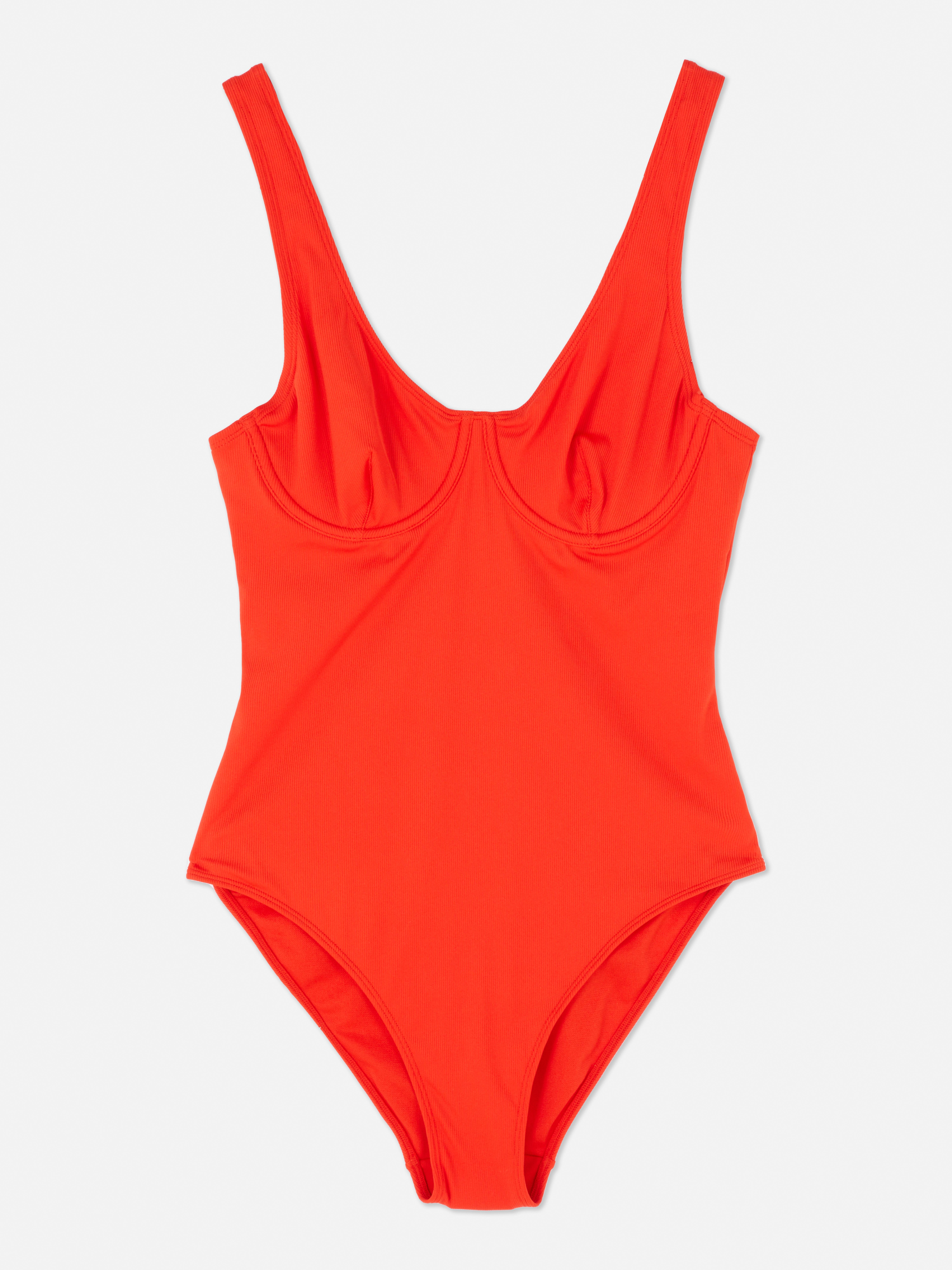 Women's red swimsuit