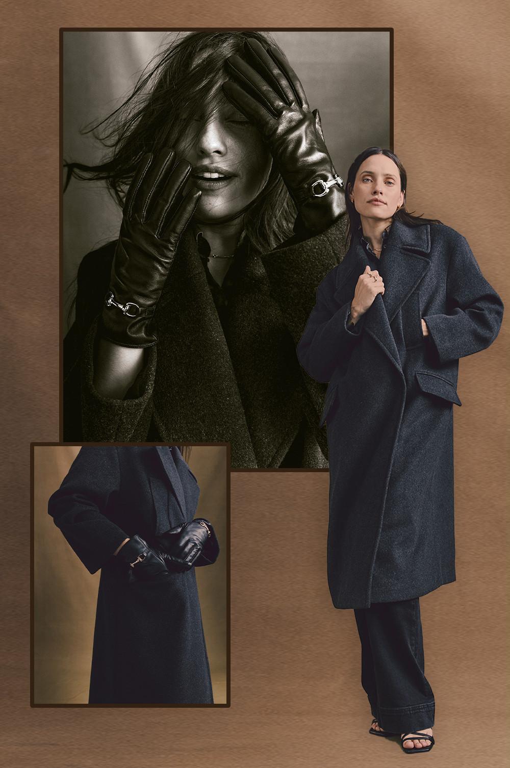 Modelo veste casaco
