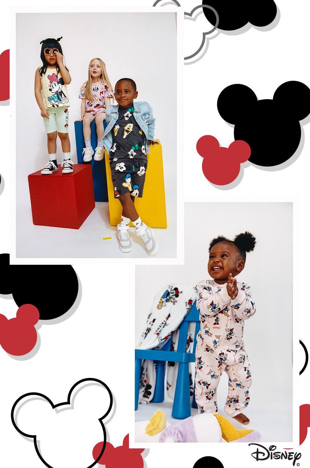 Kids wearing Mickey sets