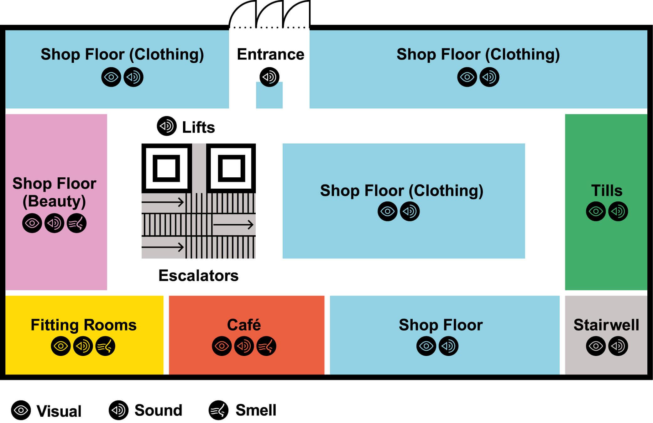 Autism AsIAm Map of the Store