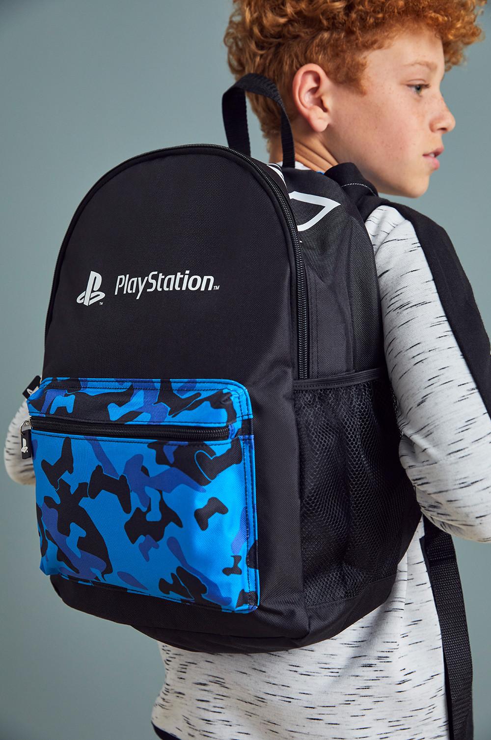 Primark Backpack Water Resistant Lightweight School Casual Bag Headphone Port 