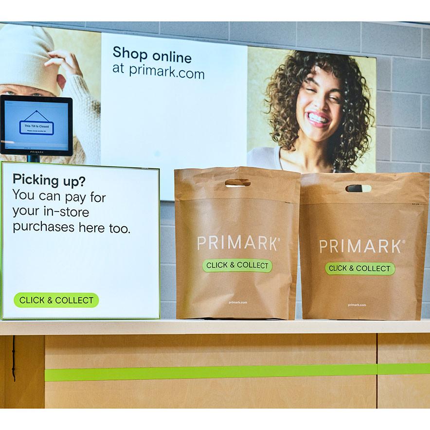 Click & Collect now live in all Primark stores across Great Britain.