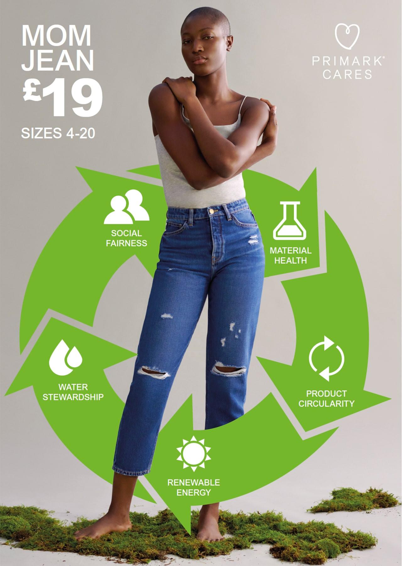 Neue Mom-Jeans aus 100 % Bio-Baumwolle erhalten die Cradle to Cradle Certified® Zertifizierung.