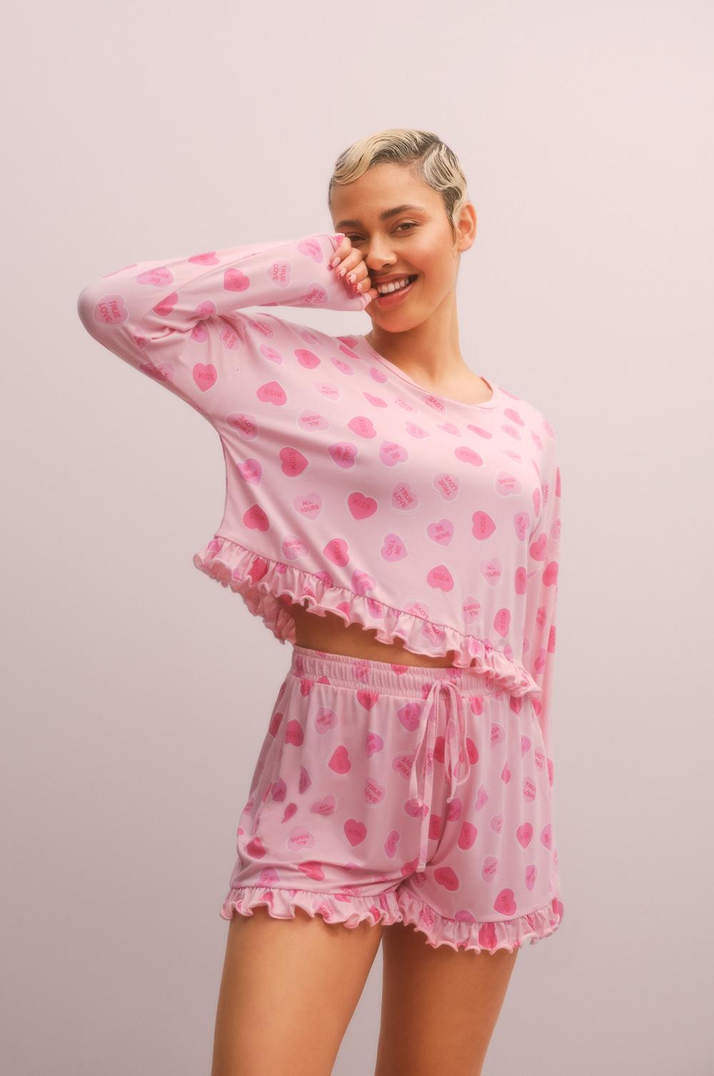 Matching Pyjamas Lingerie Sets for Valentines Day Primark