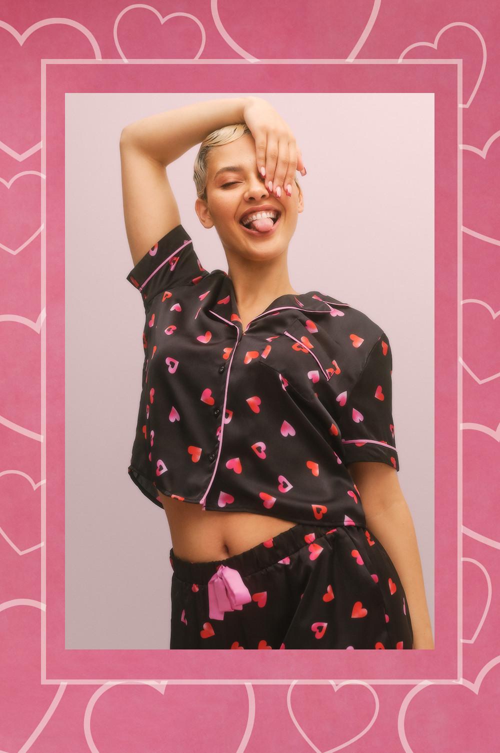 Pyjamas et lingerie assortis pour la Saint Valentin Primark