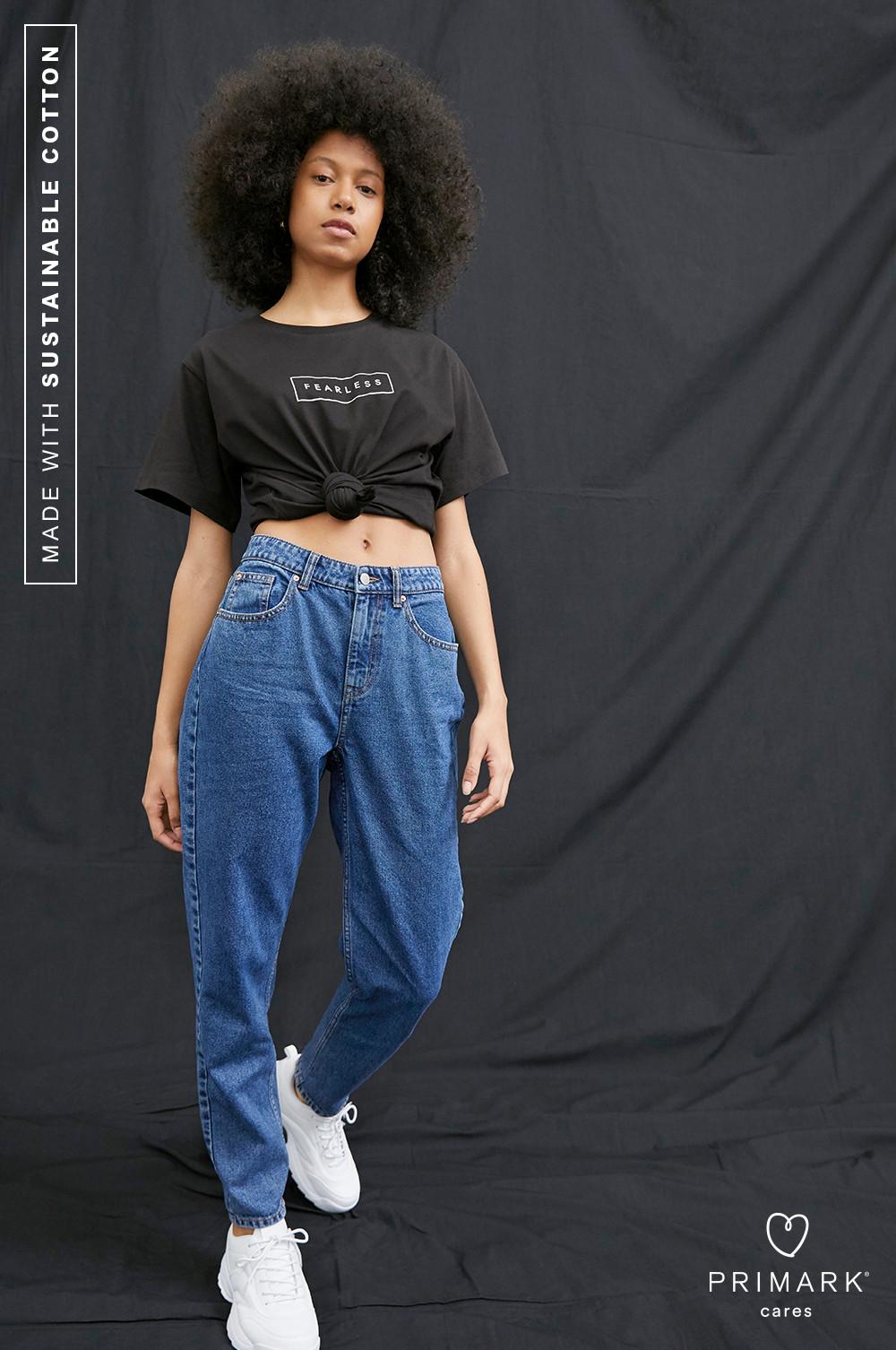 primark black mom jeans