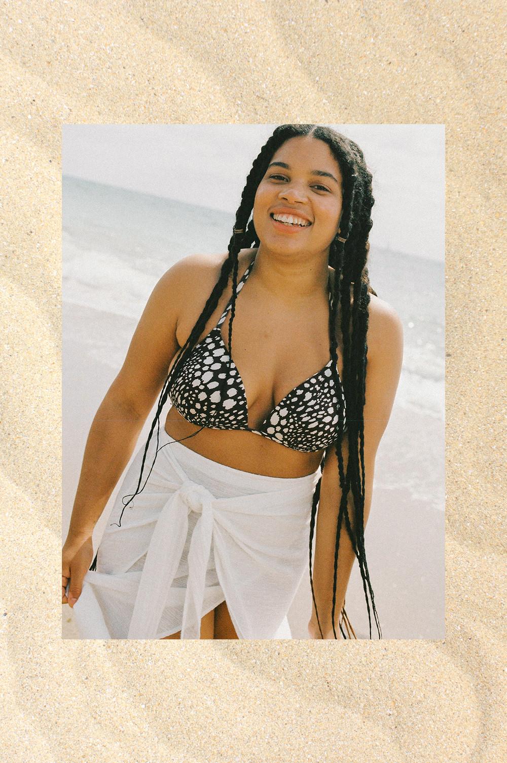 Black and White Print Bikini