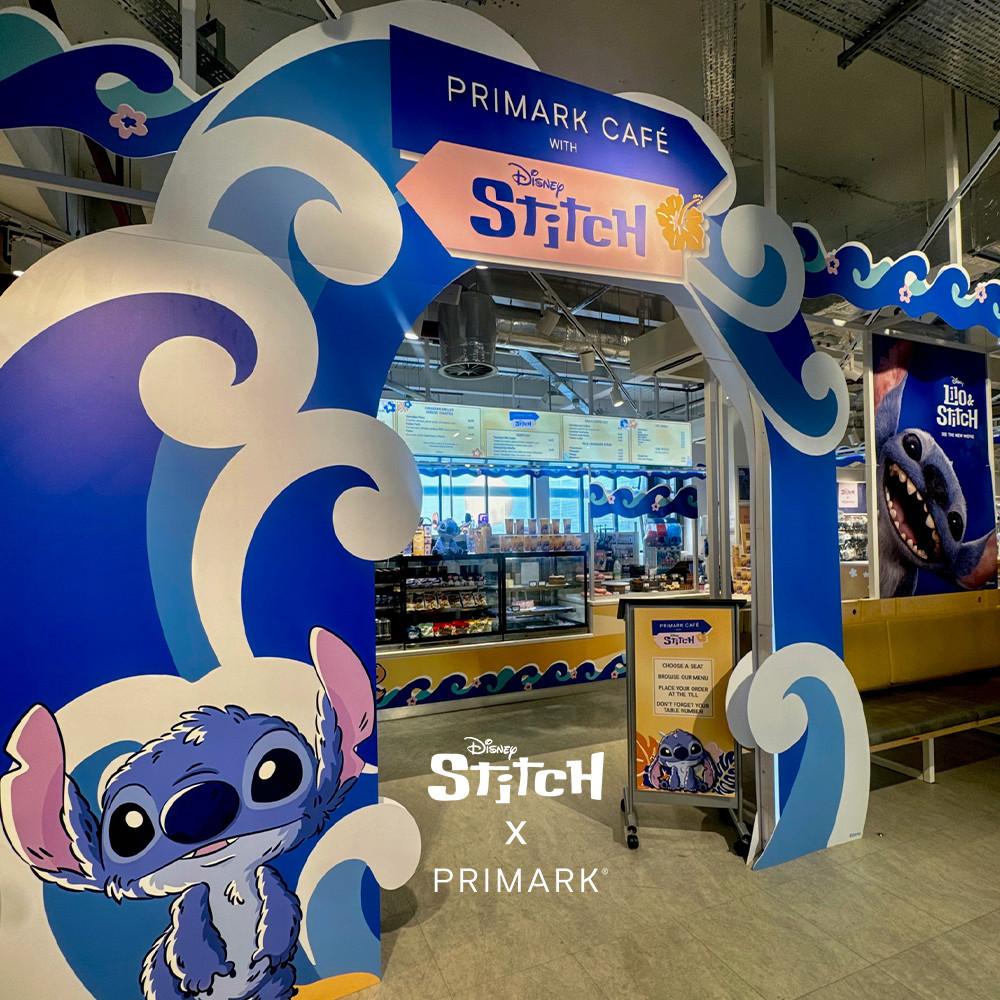 Primark cafe with Disney Stitch