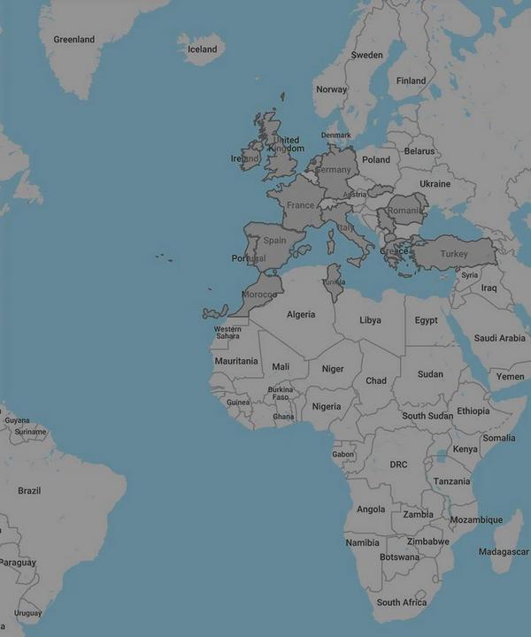 Mapa Global de Fornecedores - Primark Cares