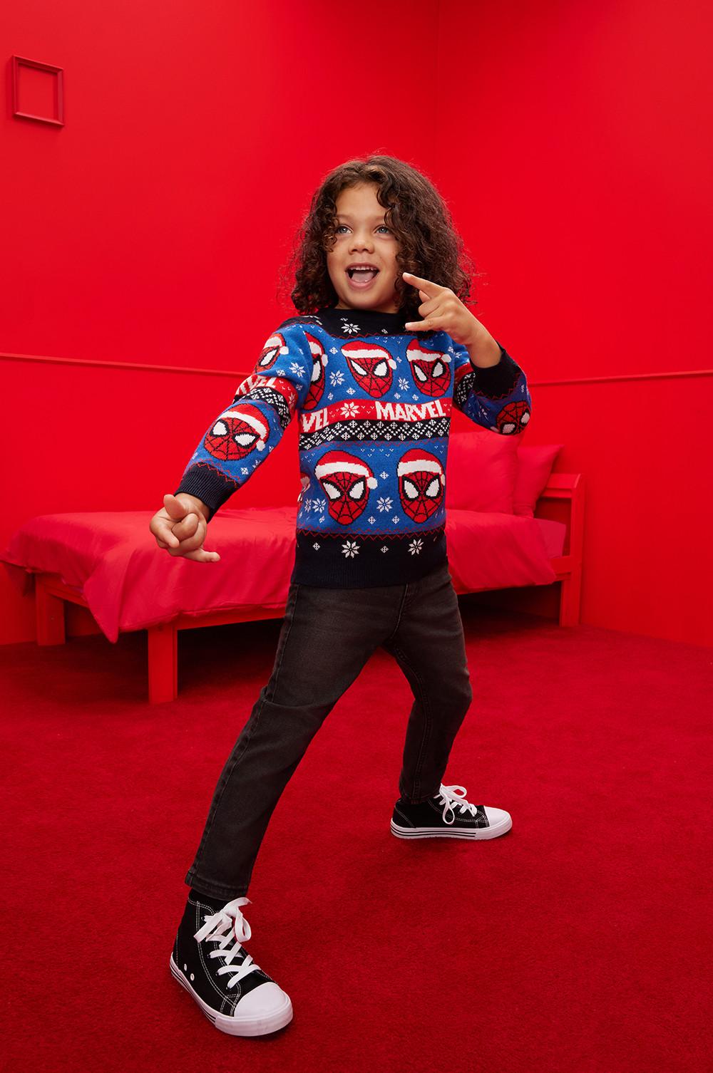 Kids marvel christmas jumper sale