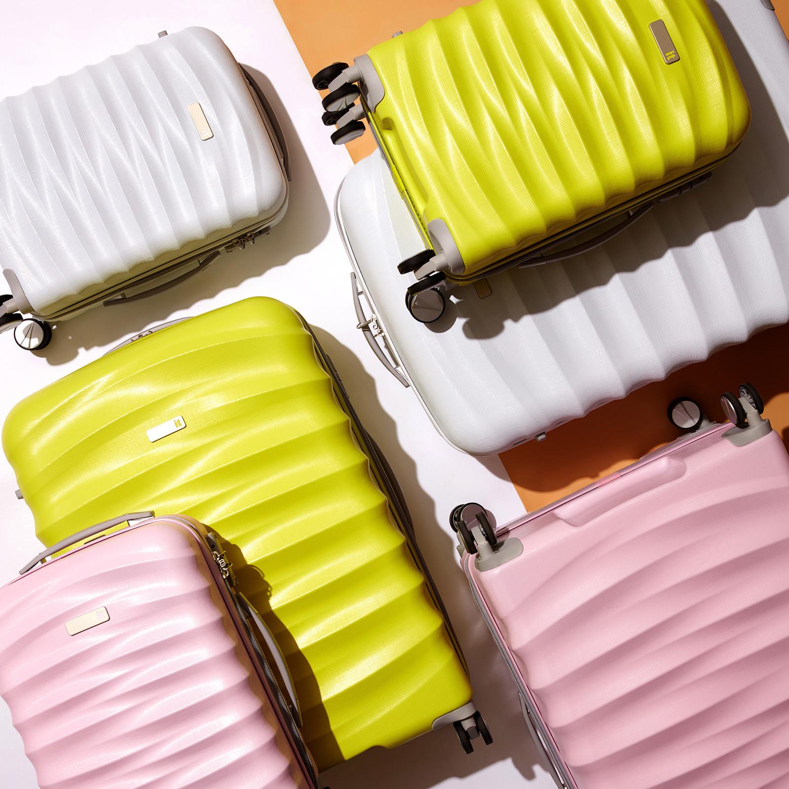 Coloured suitcases from new Primark Range