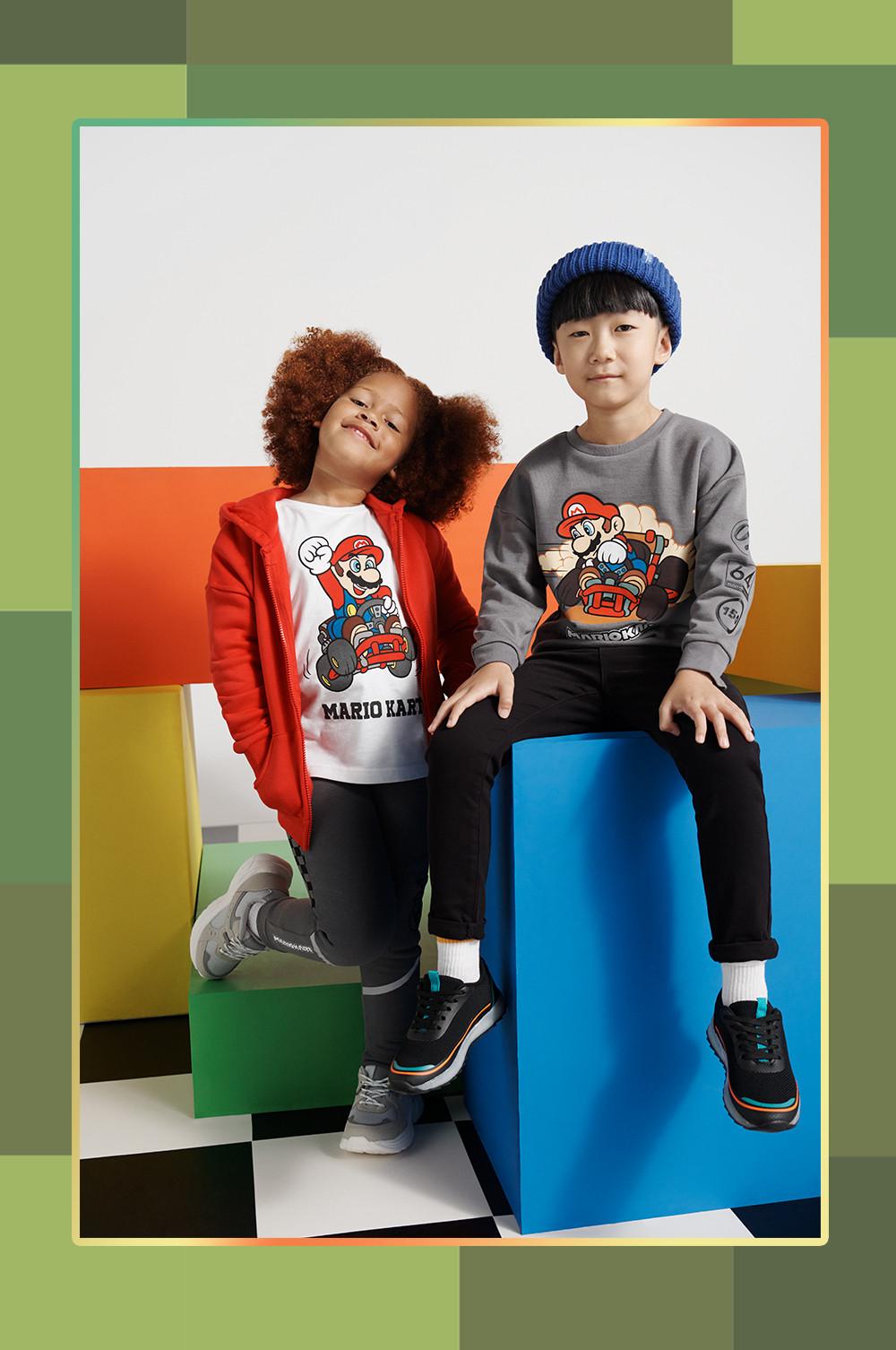 Mario Kart T-Shirt, Jogginghose und Pullover