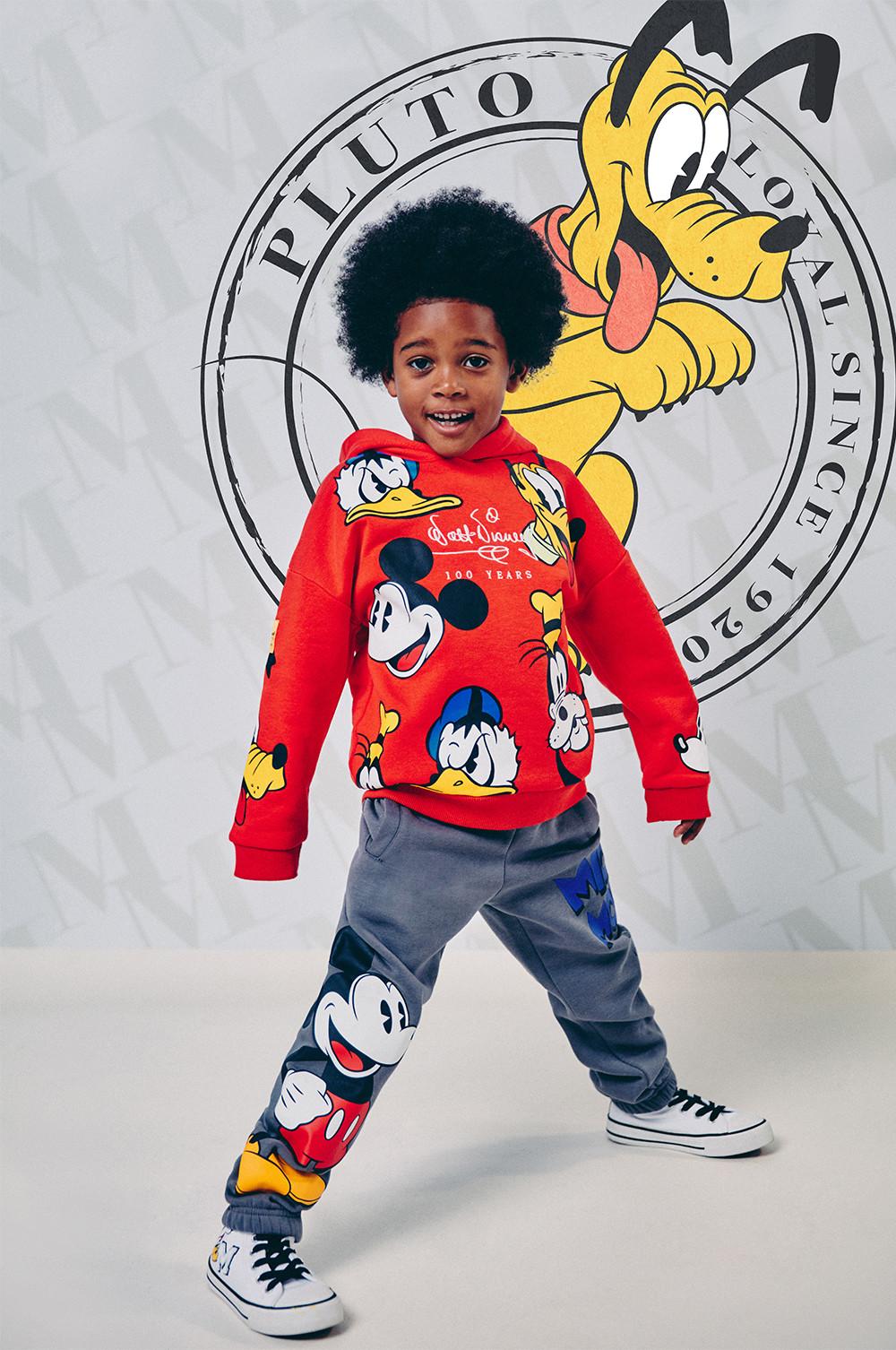 Mickey Mouse Originals Younger Child Red All-Over Print Hoodie