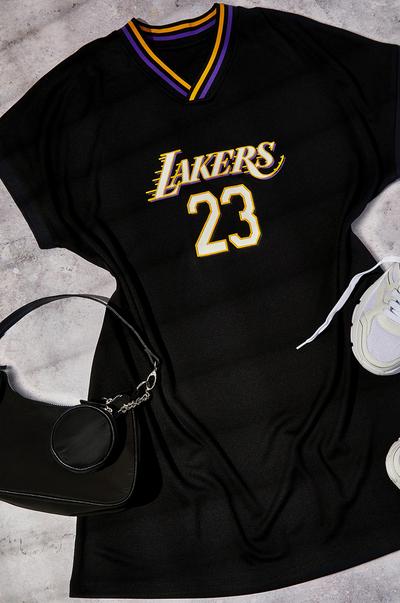 black lakers uniform