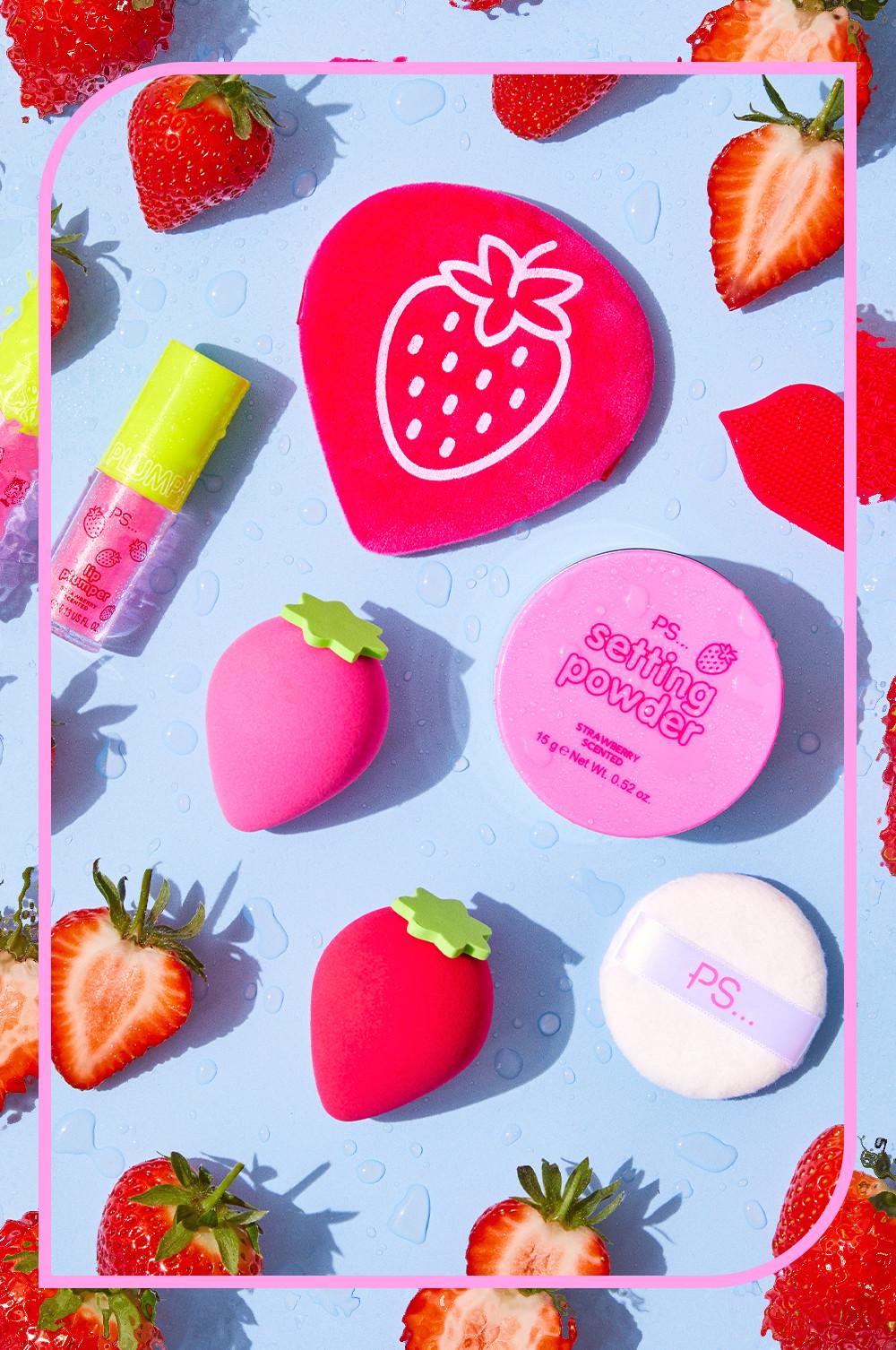 Strawberry make-up products