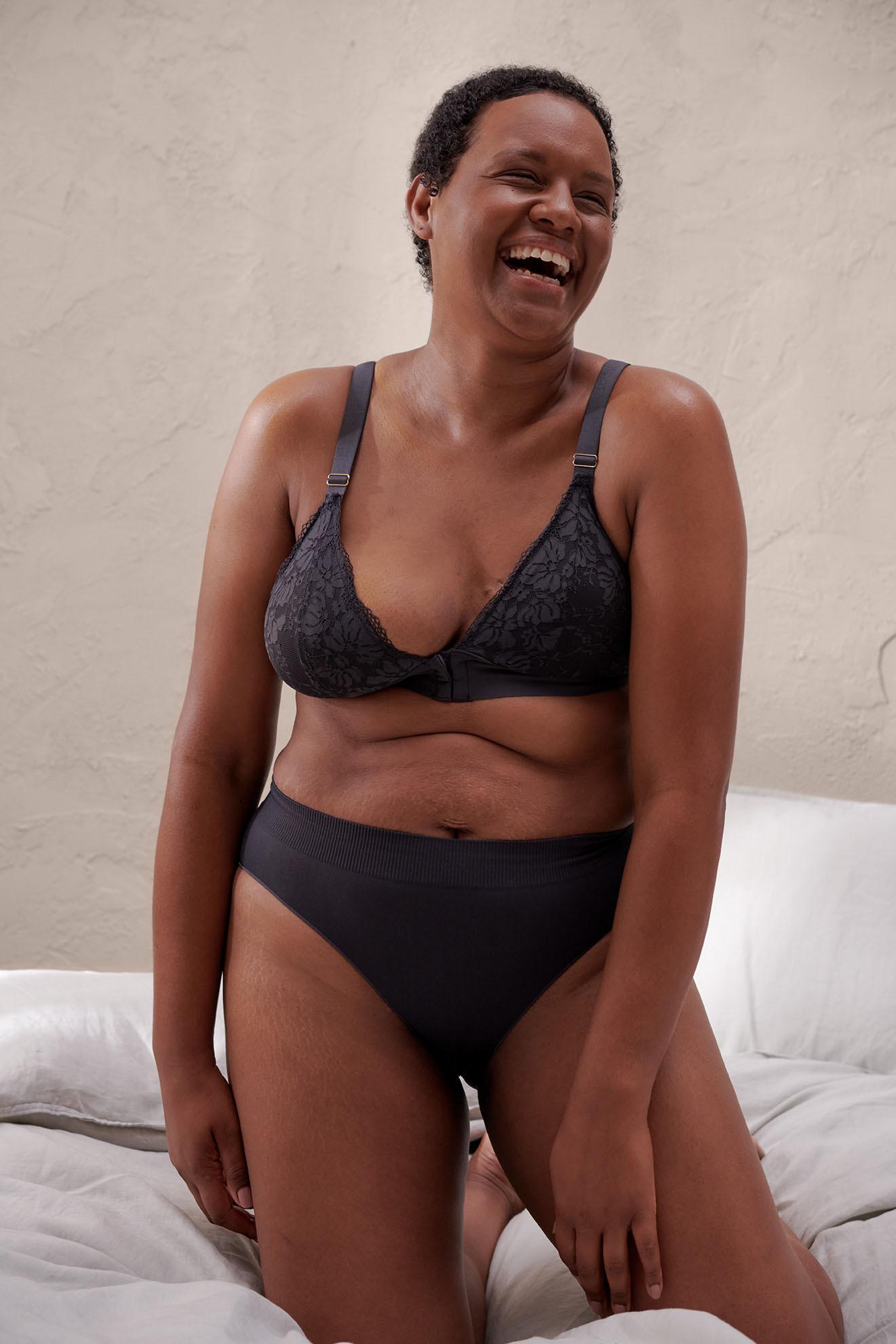 Primark post-surgery range - black lace bra