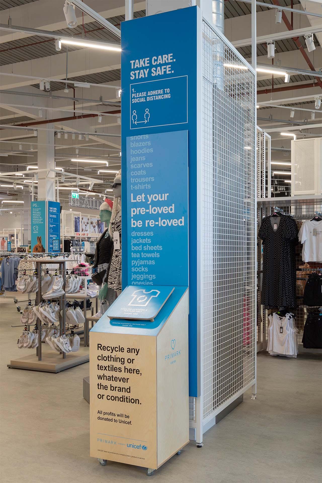 Primark extends instore textile takeback scheme to Austria Ireland and Germany Primark Cares IE