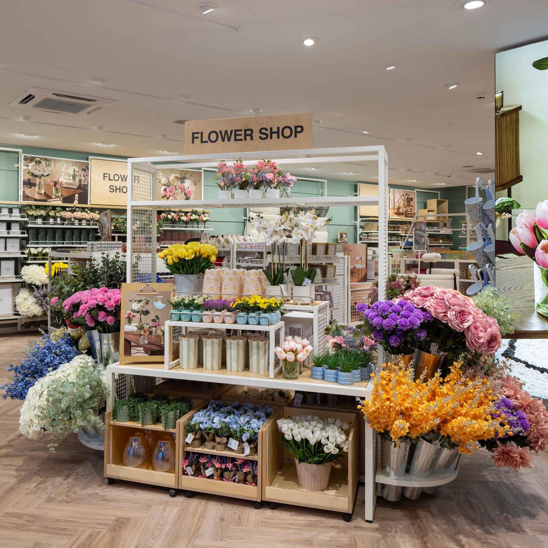 The Flower Shop section in Primarks first-ever standalone Home store.
