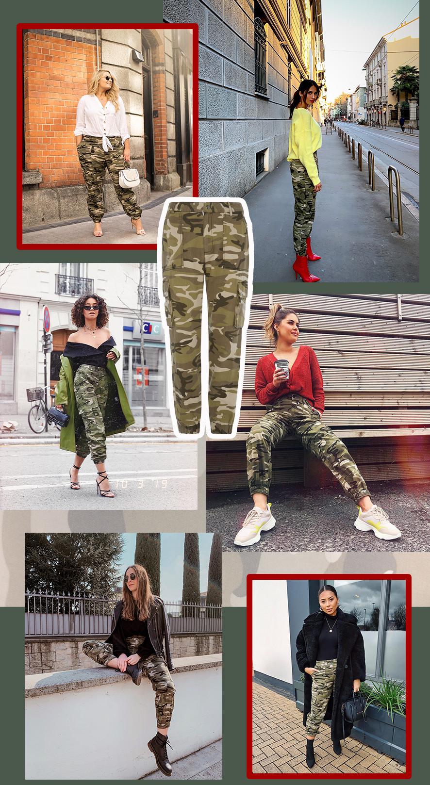 ladies camo joggers uk