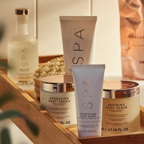 Close up image of SPA products