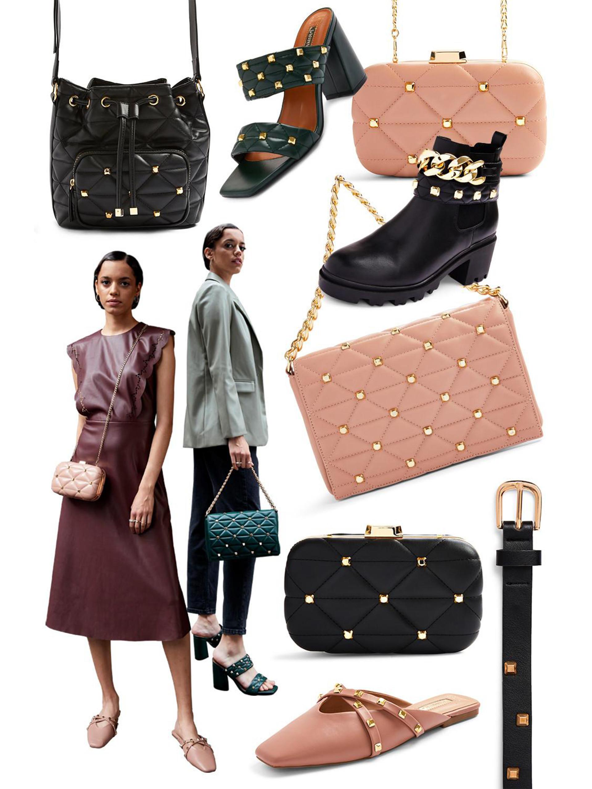 Studded collage