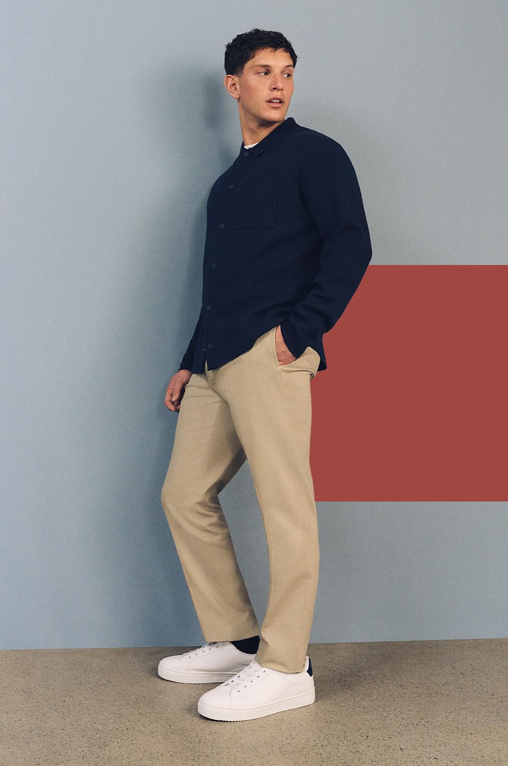 Shirt and trousers smart casual online