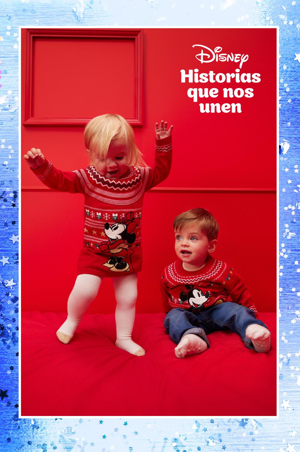 Pijamas, snuddies y ropa para dormir familiar a juego diseños navideños de Disney | Primark España