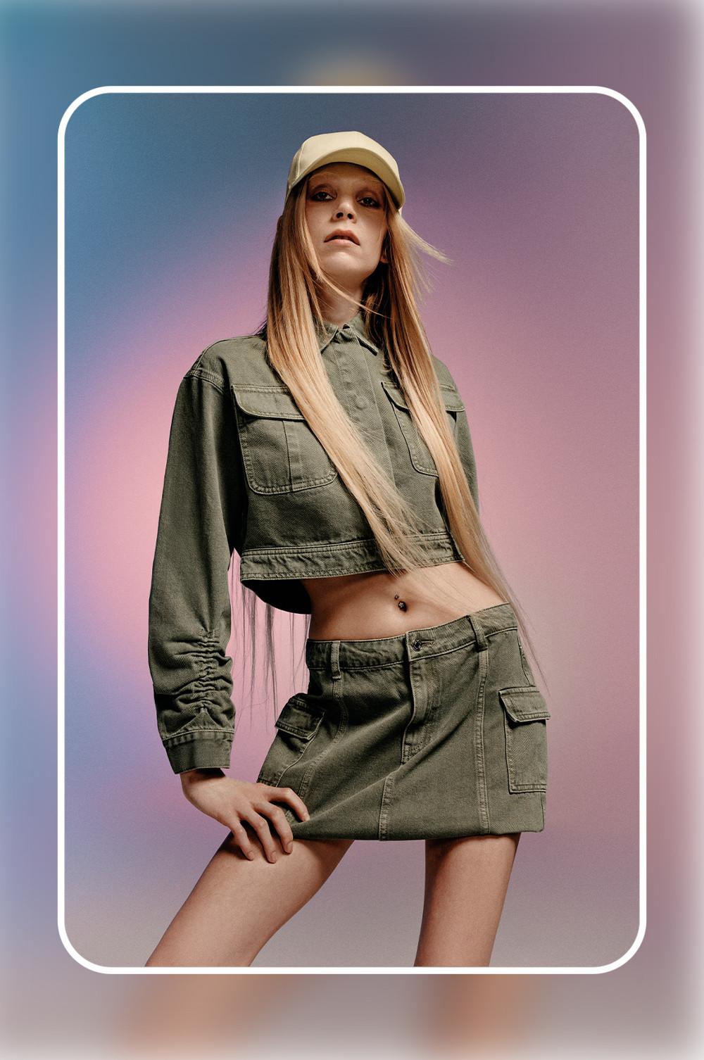 Cargo Jacket, Skirt