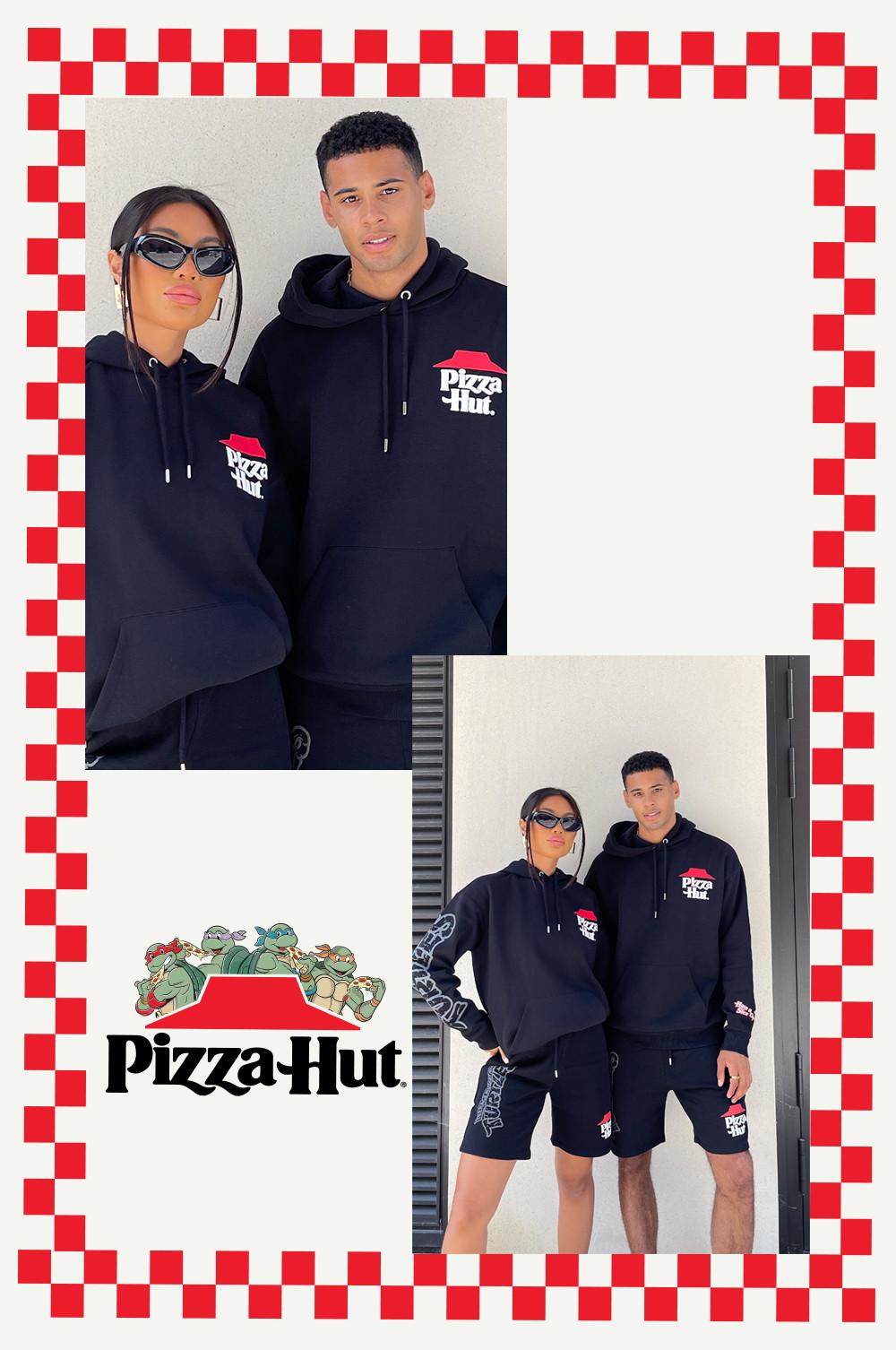 ピザパーカー TMNT X WDS PIZZA XL HOODIE BLACK - トップス