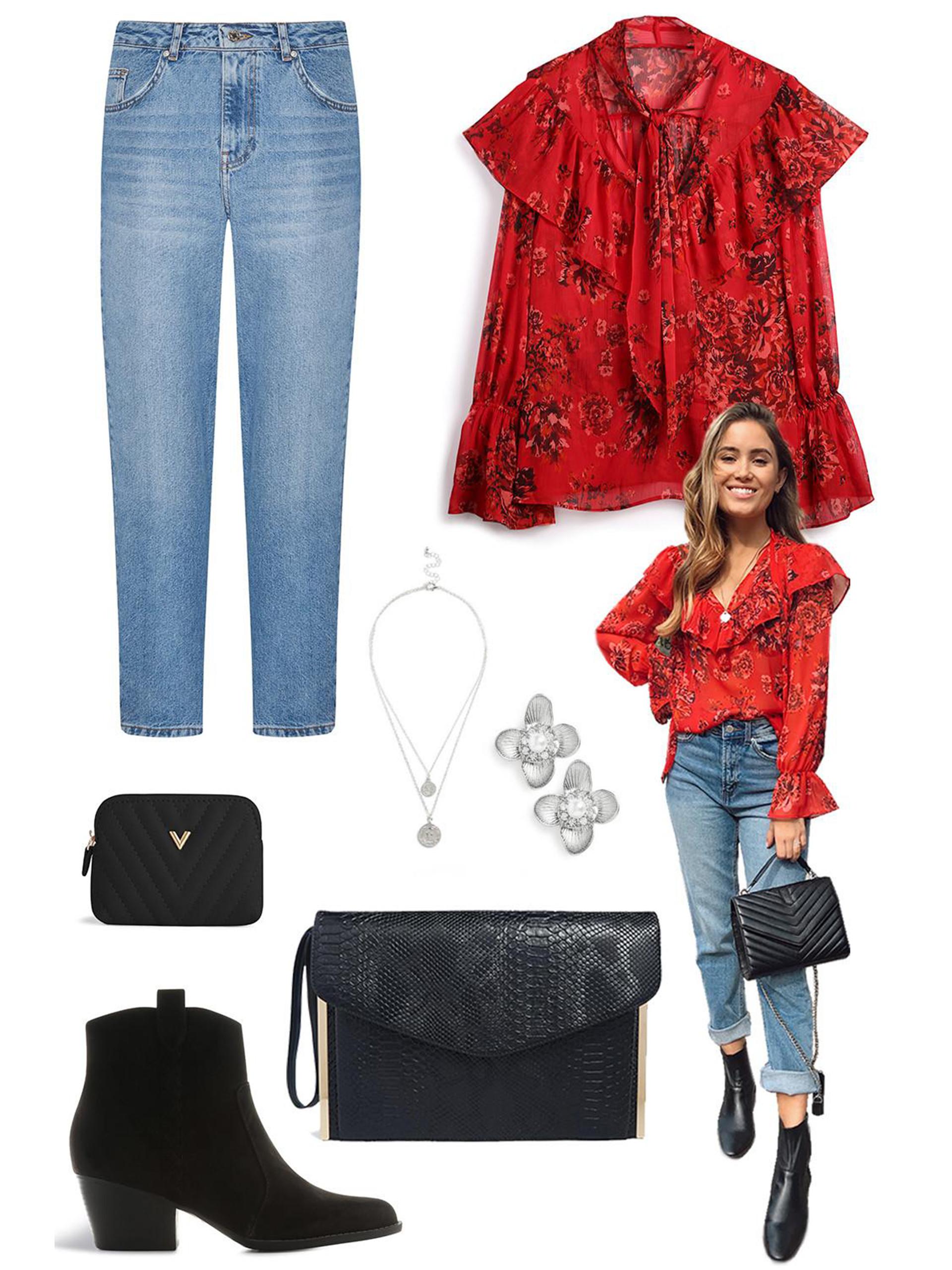 Rose hotsell blouse outfit