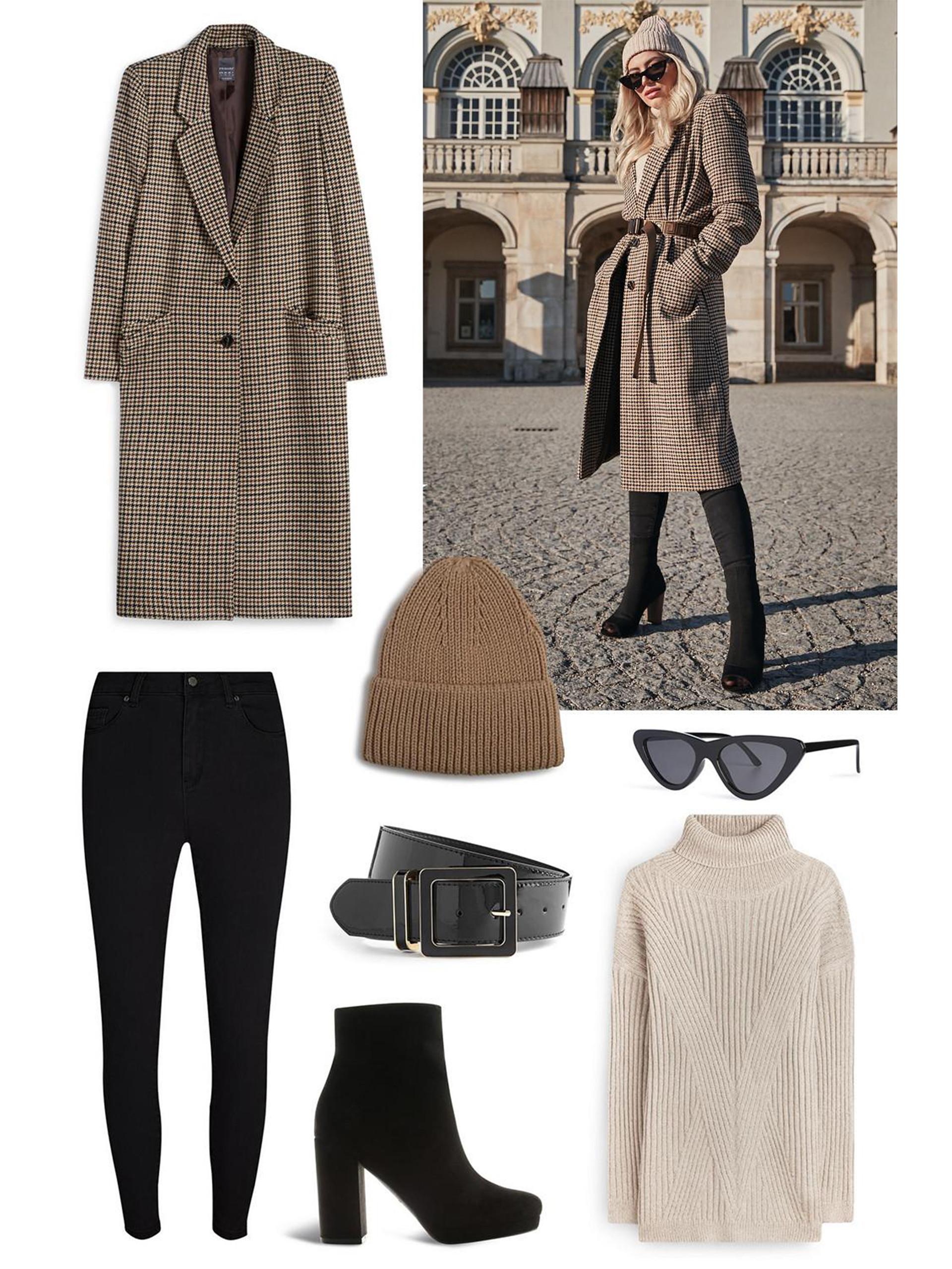 Id es mode manteau d hiver port par une influenceuse Primark