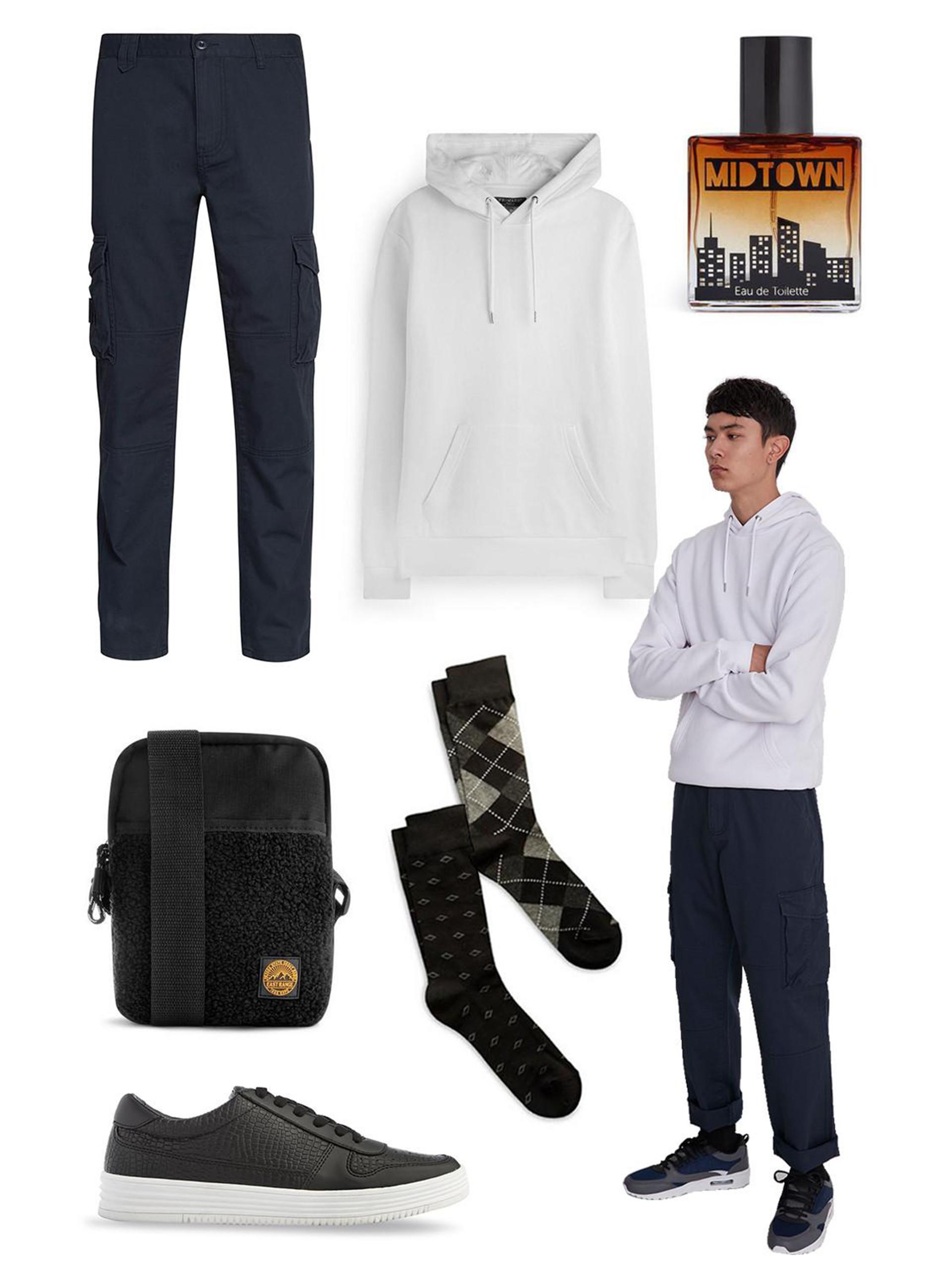 Style clinic: Cargo Trouser collage