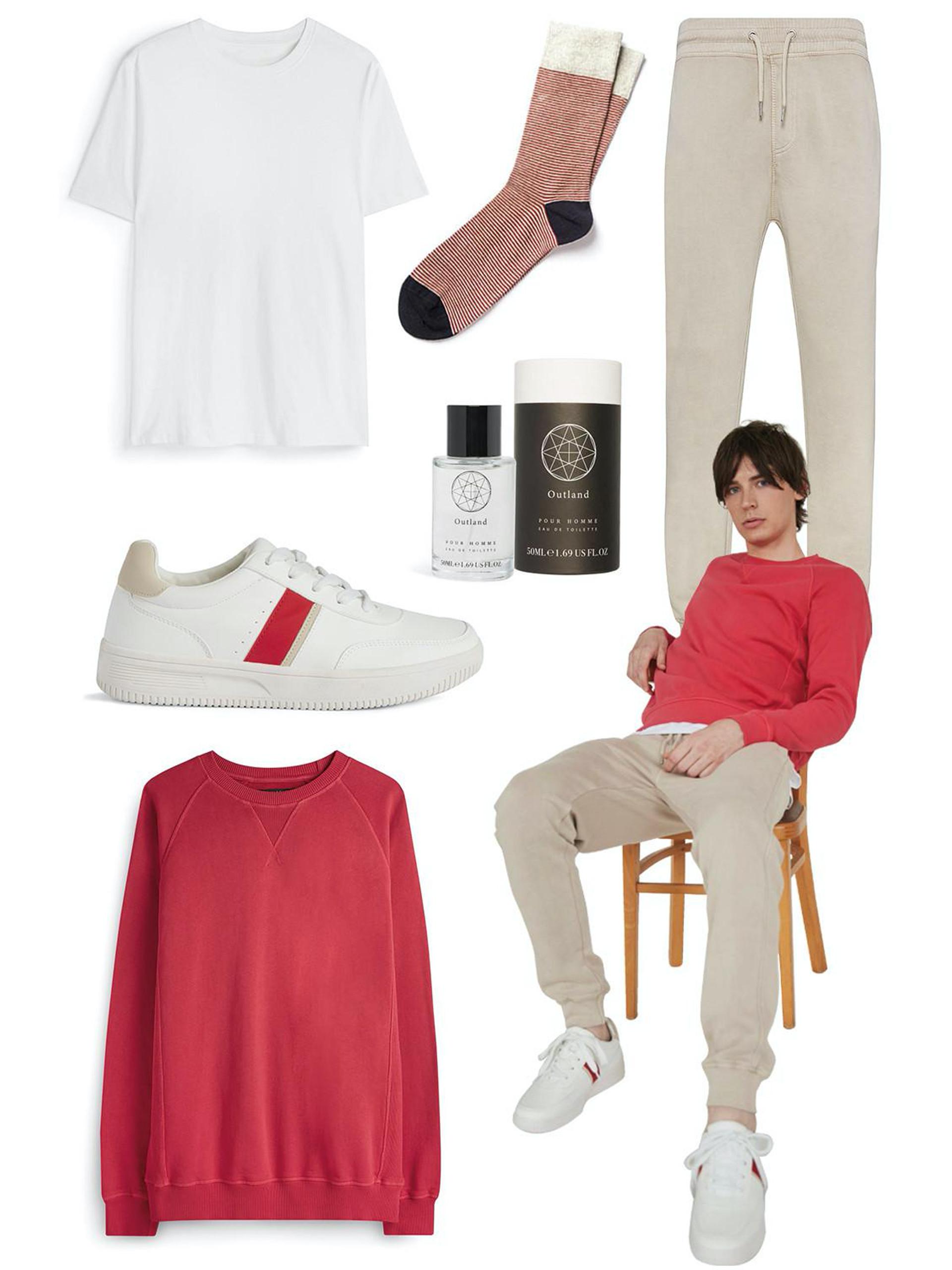 Look 4 con básicos de lujo para hombre