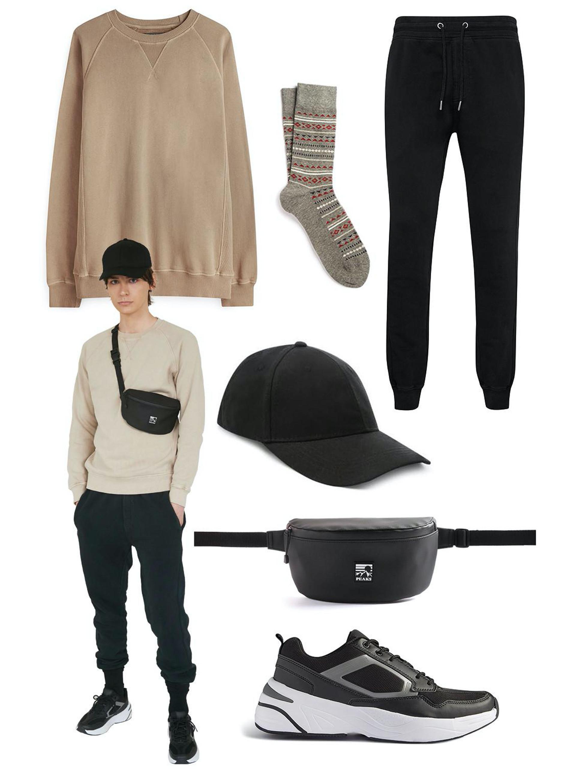 Herren Premium Basics Look 2