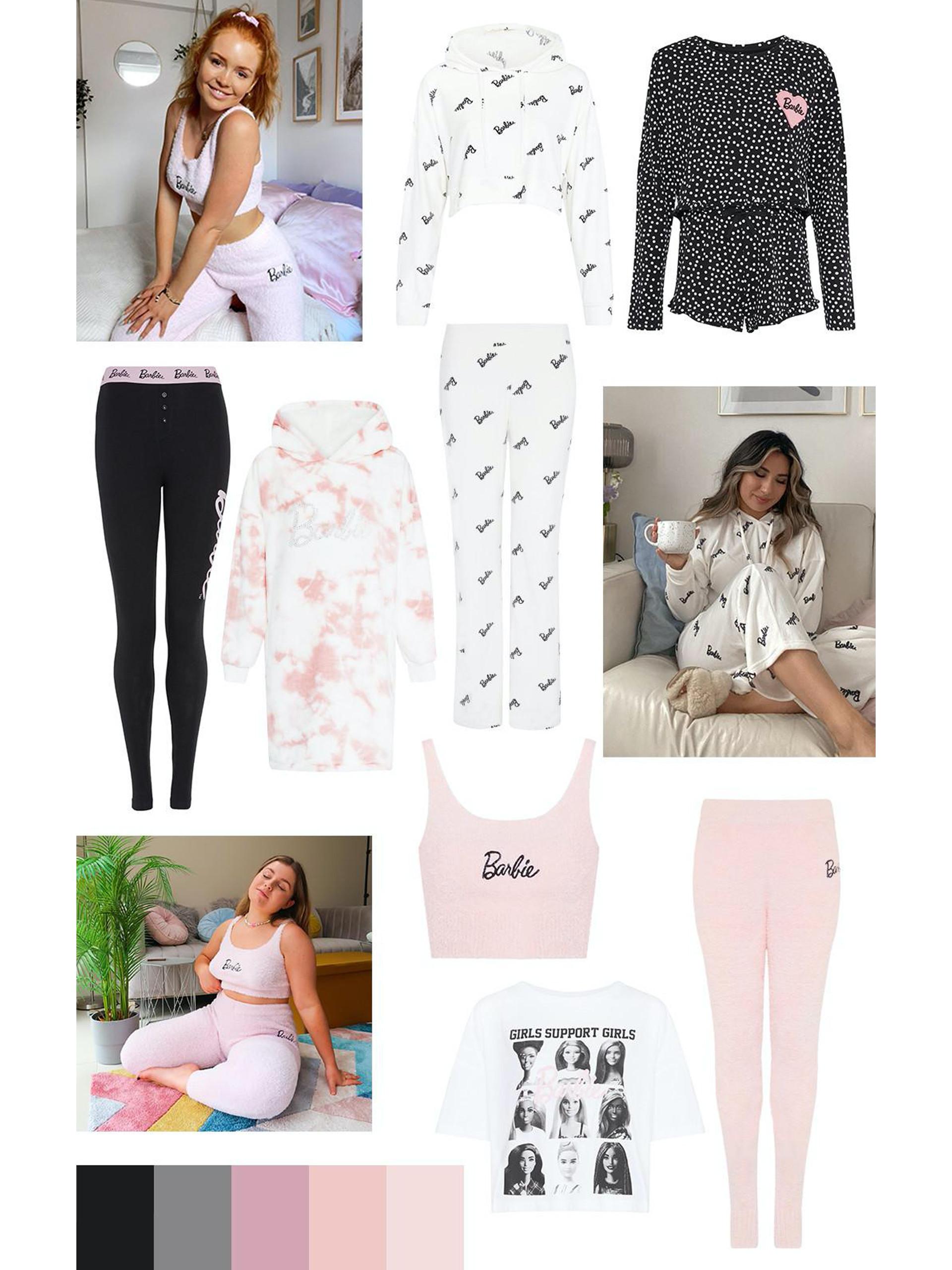 Nuevo collage de inspiración de ropa d dormir de Barbie 2021