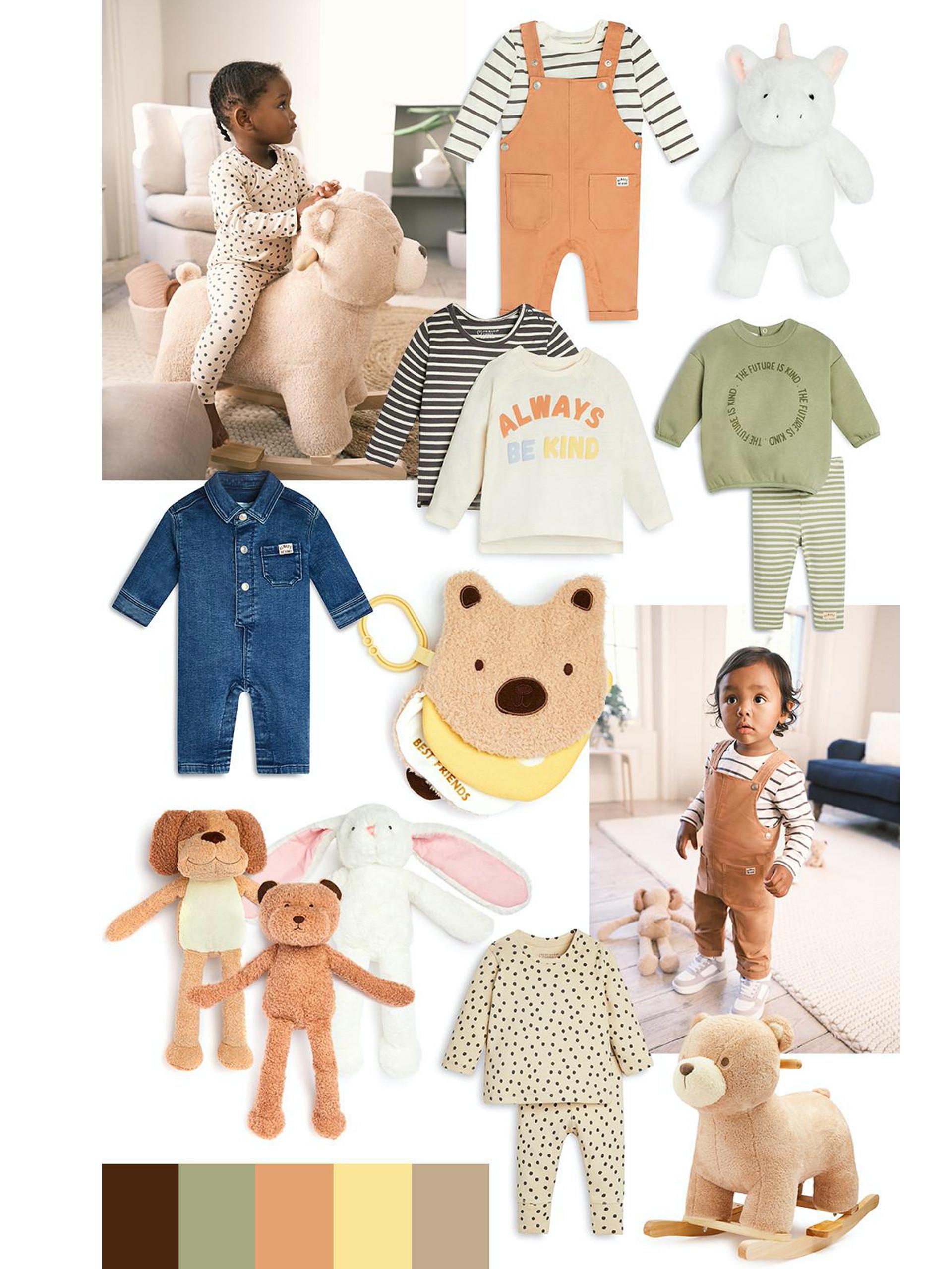 Baby Unisex range moodboard