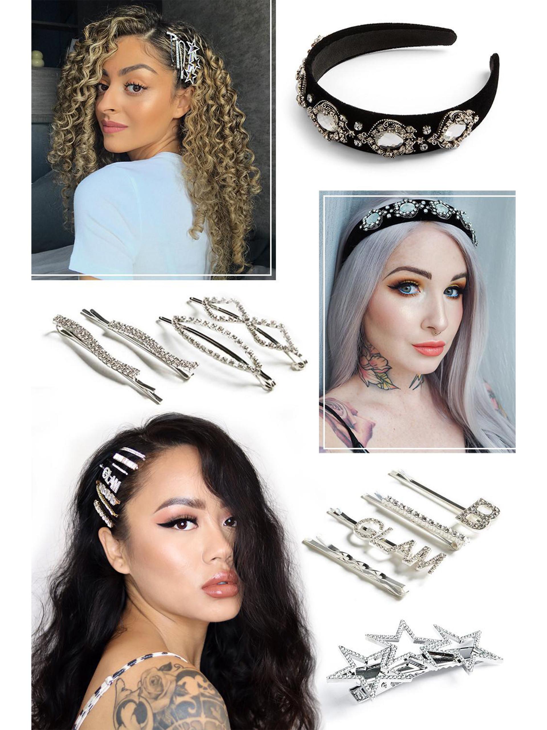 Trending Now Diamante Hair Accessories Primark