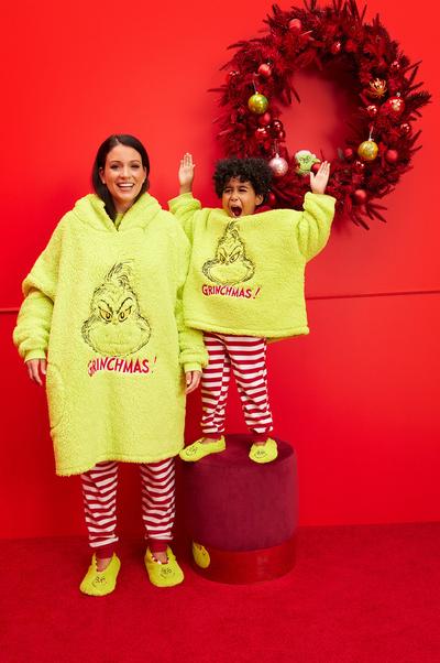 Kids best sale grinch onesie