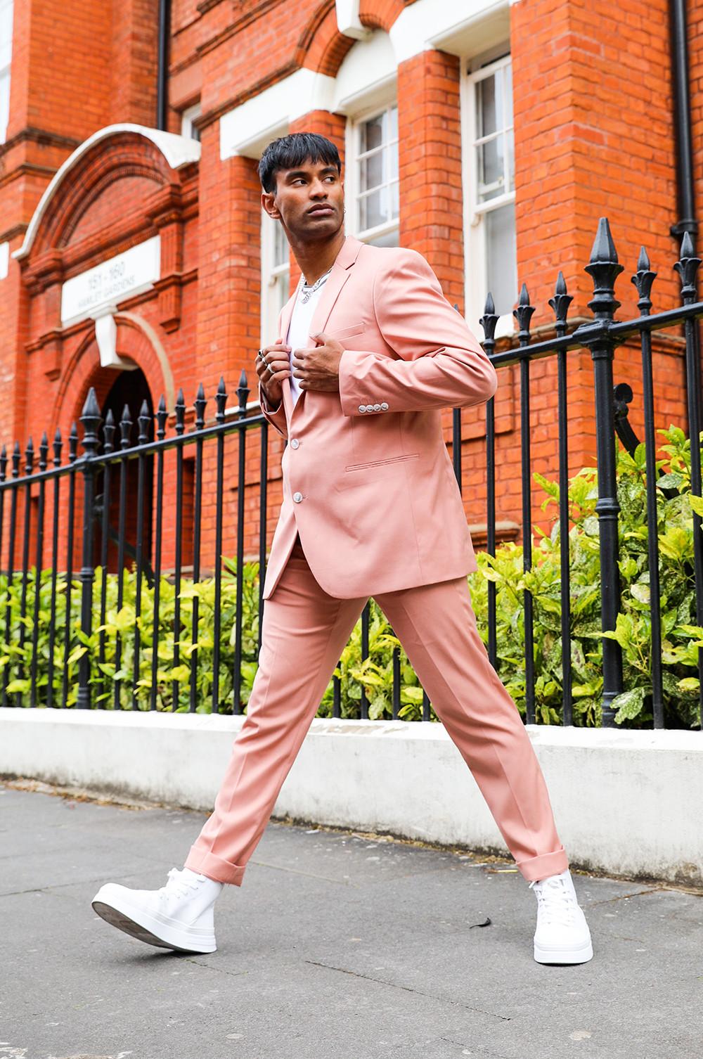 pink suit