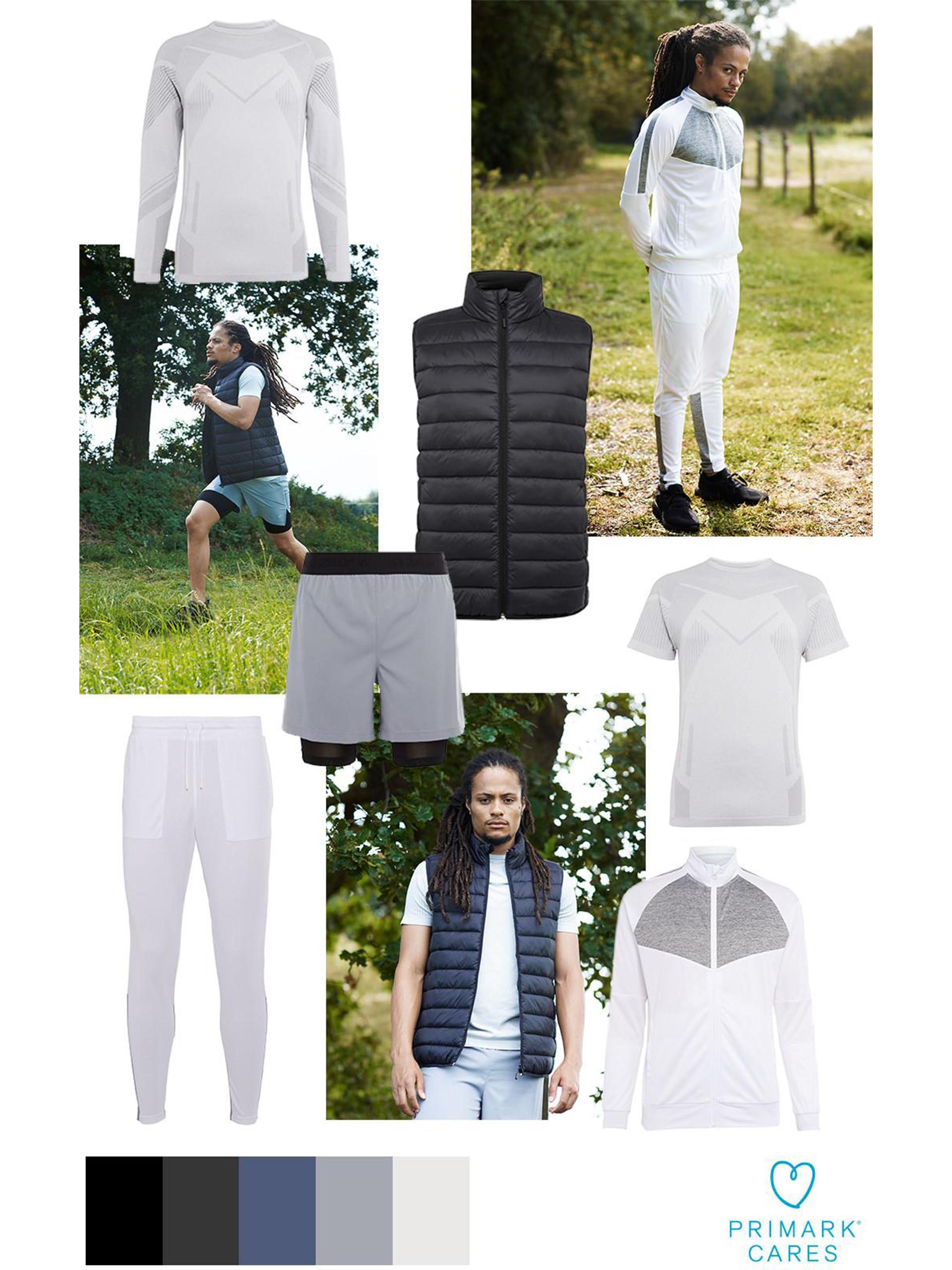 Herren Sportbekleidung Collage