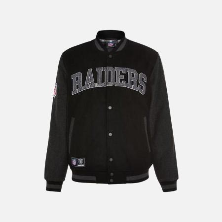 Black Raiders Varsity Jacket