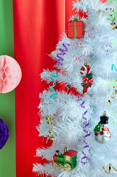 Dolls House Bastoncini di Zucchero Decorazioni Albero di Natale ornamenti 